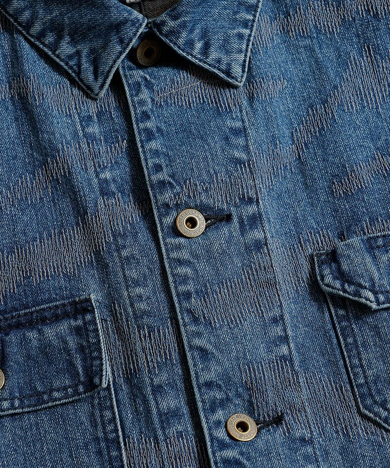 FDMTL(ファンダメンタル)】TIGER SASHIKO COVERALL JACKET 3YR WASH
