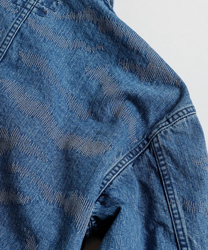 FDMTL(ファンダメンタル)】TIGER SASHIKO COVERALL JACKET 3YR WASH