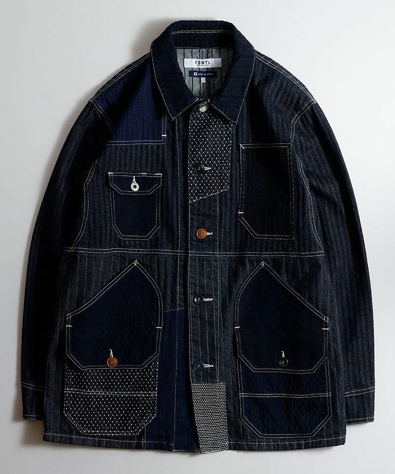 FDMTL(ファンダメンタル)】COVERALL JACKET RINSE ジャケット(FA25