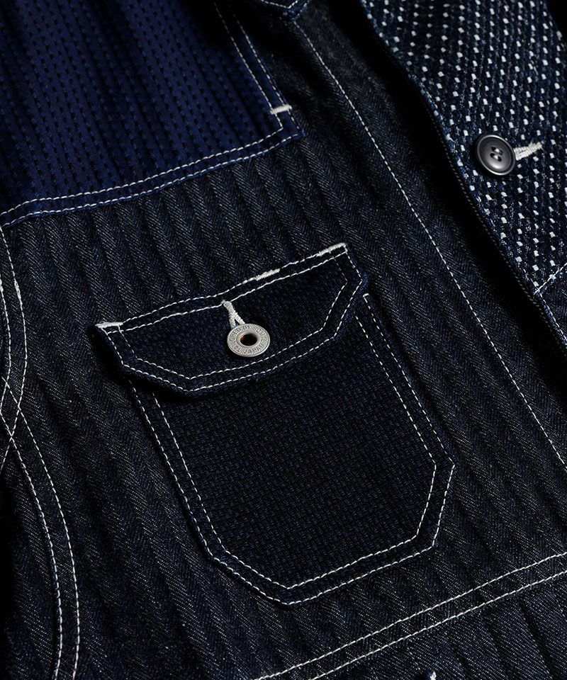 FDMTL(ファンダメンタル)】COVERALL JACKET RINSE ジャケット(FA25