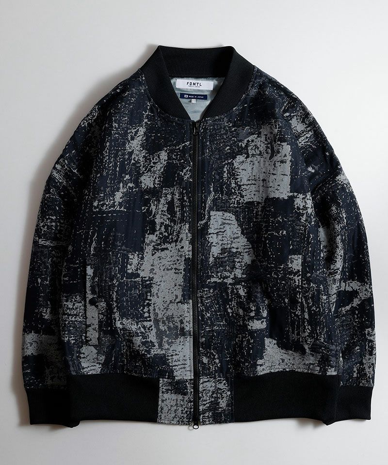 FDMTL(ファンダメンタル)】BORO BOMBER JACKET ボンバージャケット 