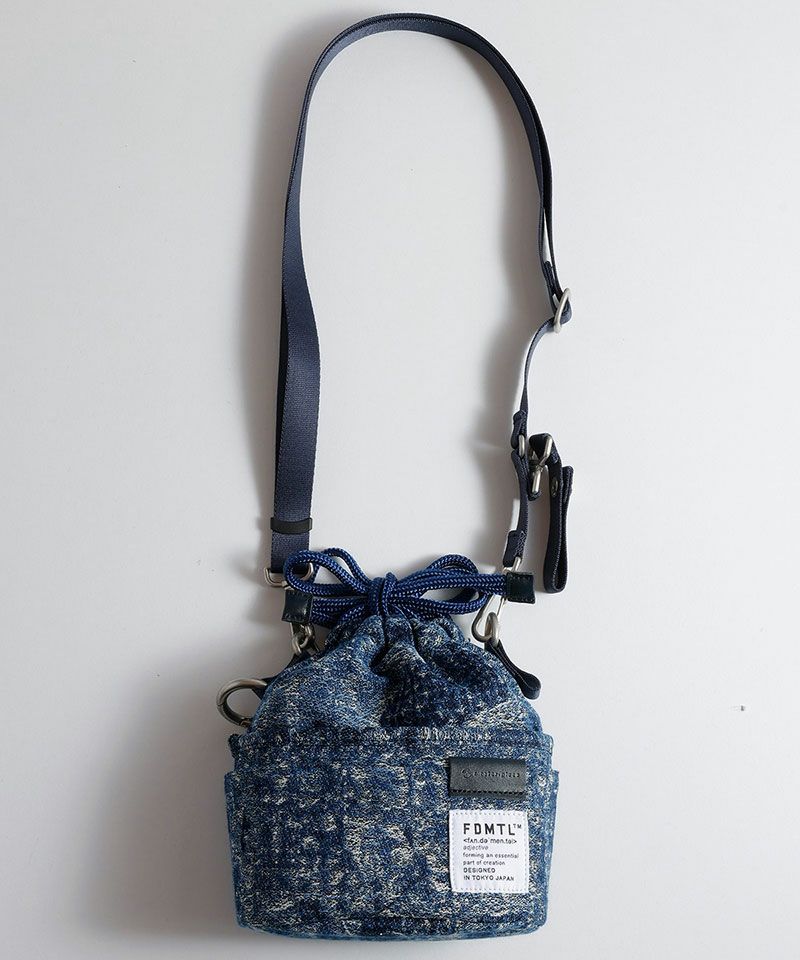FDMTL(ファンダメンタル)】DRAWSTRING BAG 巾着バッグ(FA25-SPMP12