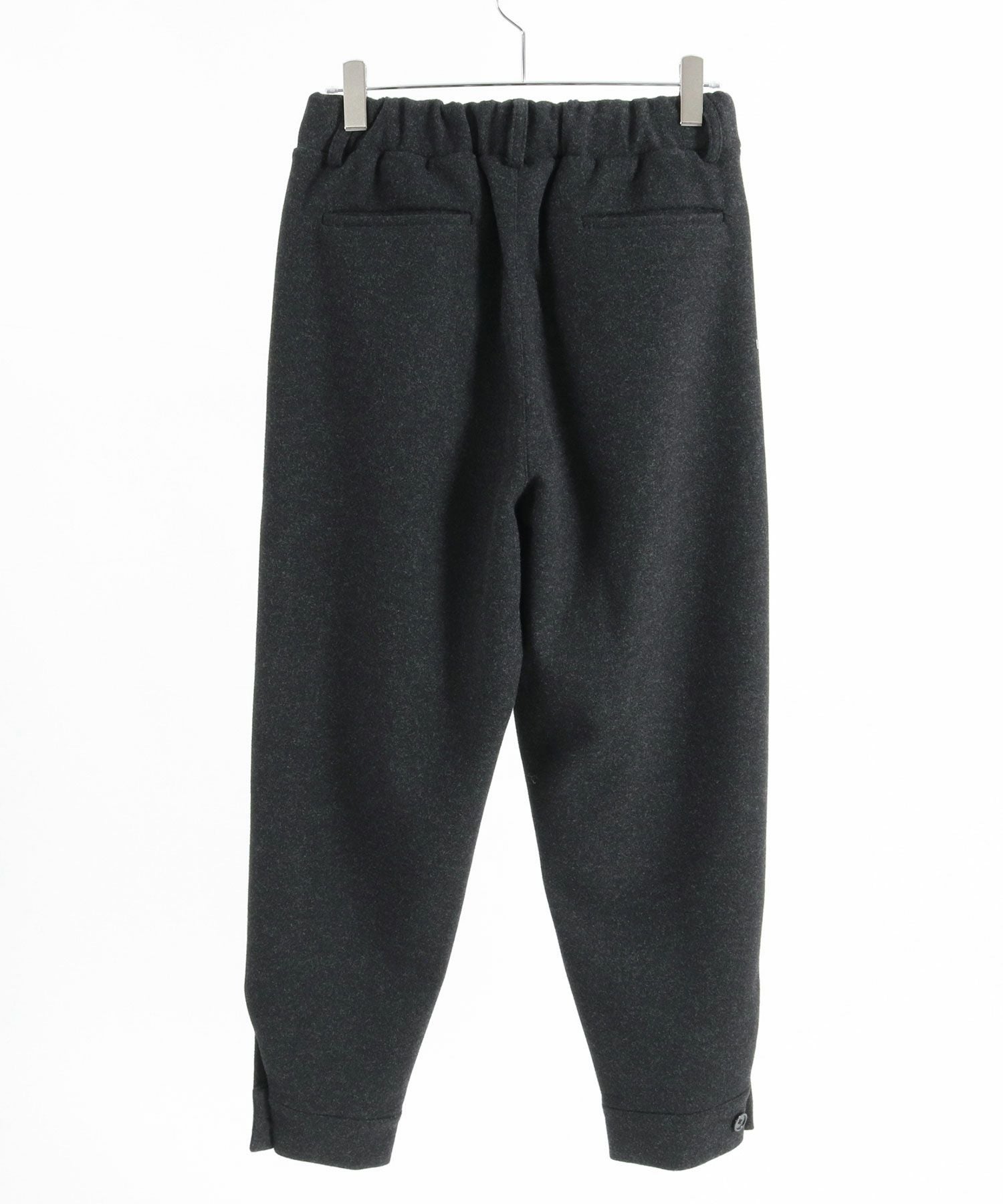 50%OFF【CAMBIO(カンビオ)】Soft Melton Hem Cuffs Pants メルトン