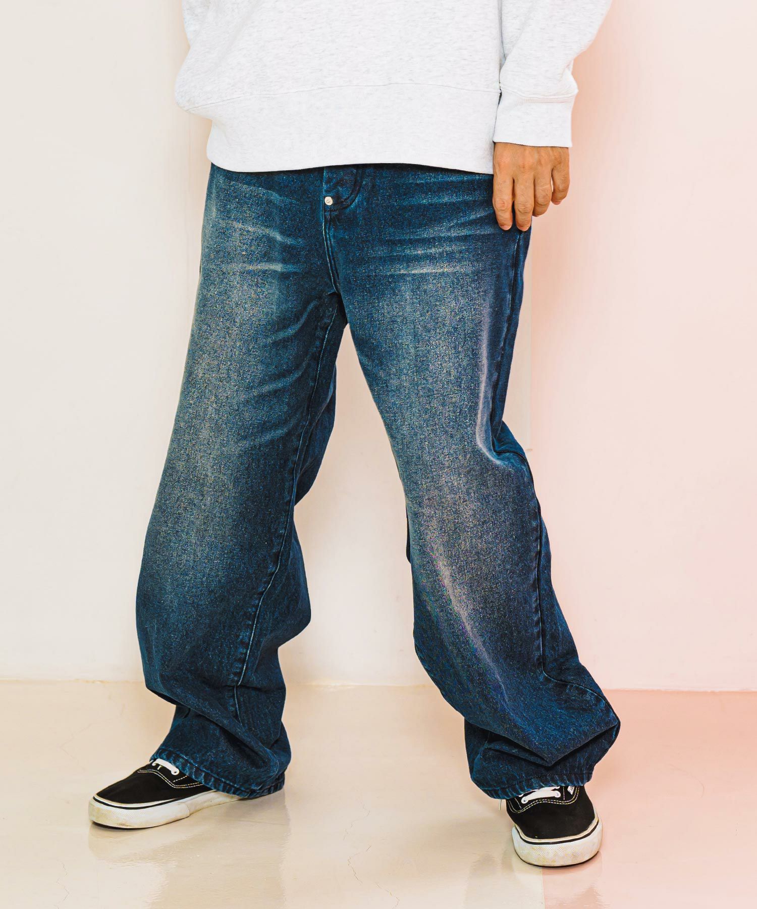 30%OFF【CAMBIO(カンビオ)】Relax Straight Silhouette Denim Pants