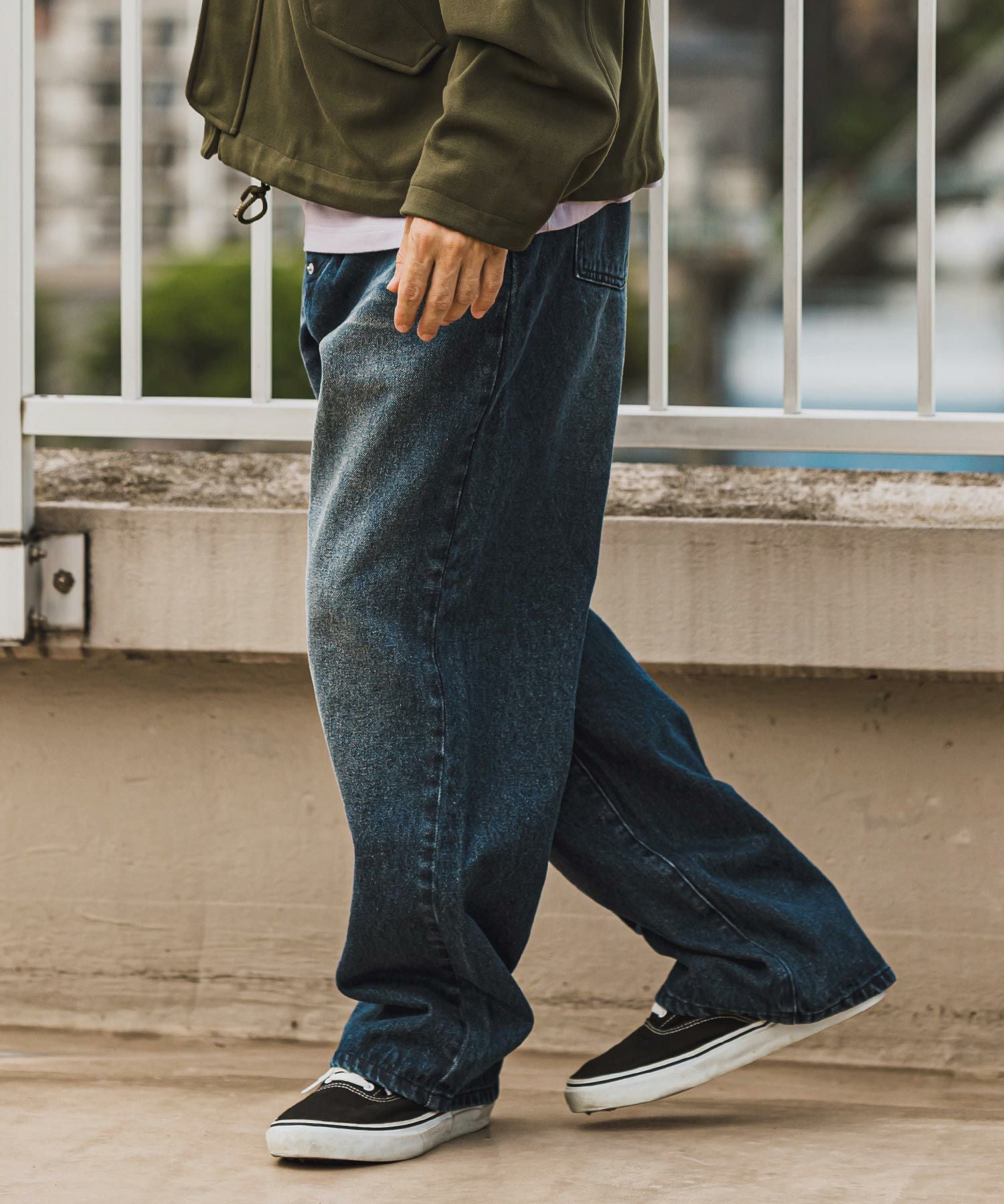 30%OFF【CAMBIO(カンビオ)】Relax Straight Silhouette Denim Pants