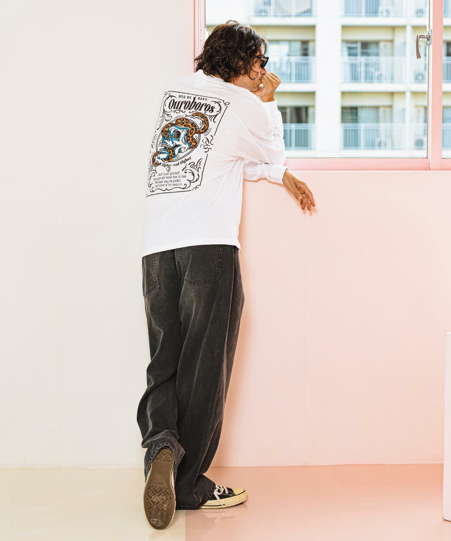 あおページ　ベージュ38 30%OFF【CAMBIO(カンビオ)】Relax Straight Silhouette Denim Pants