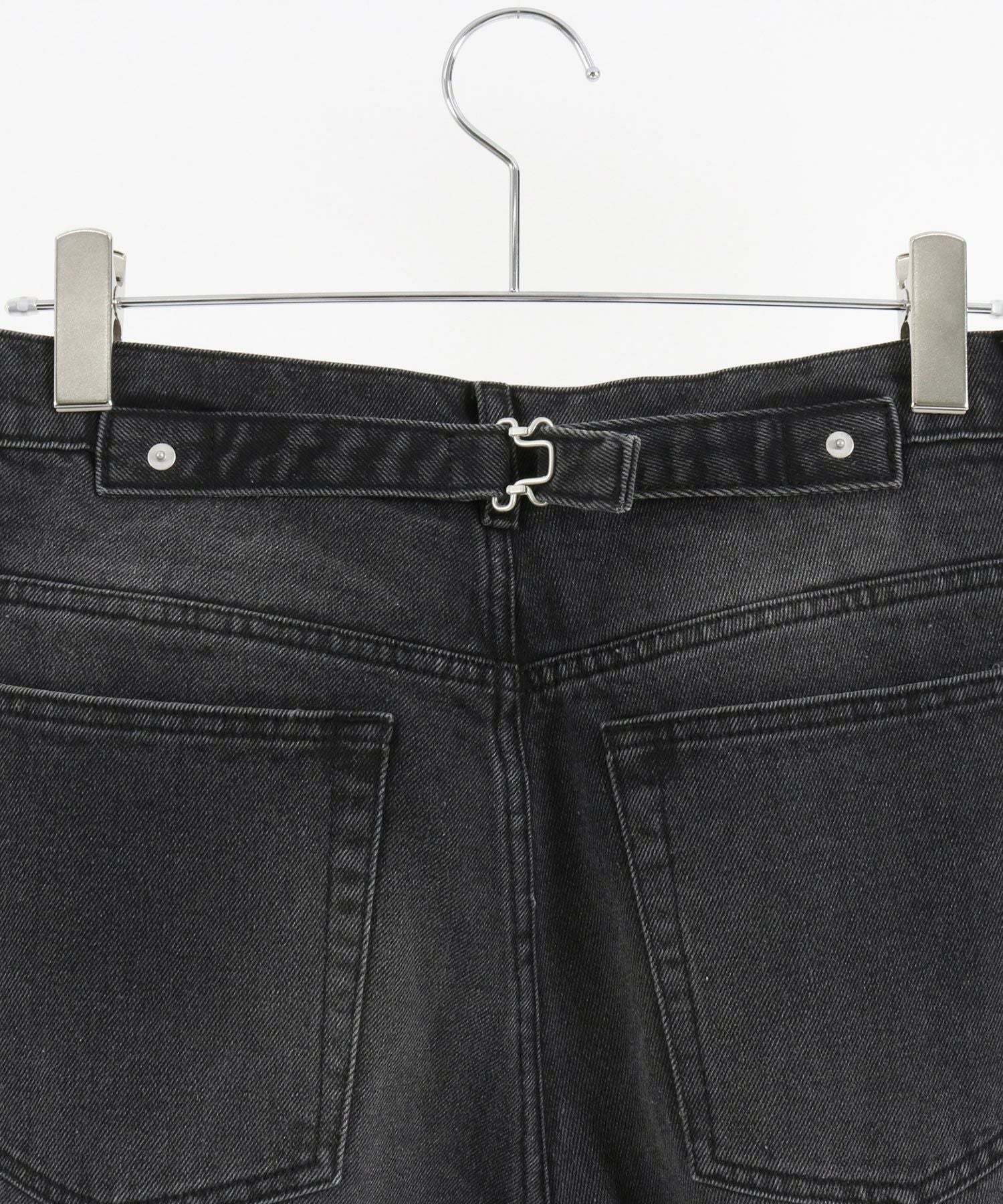 30%OFF【CAMBIO(カンビオ)】Relax Straight Silhouette Denim Pants