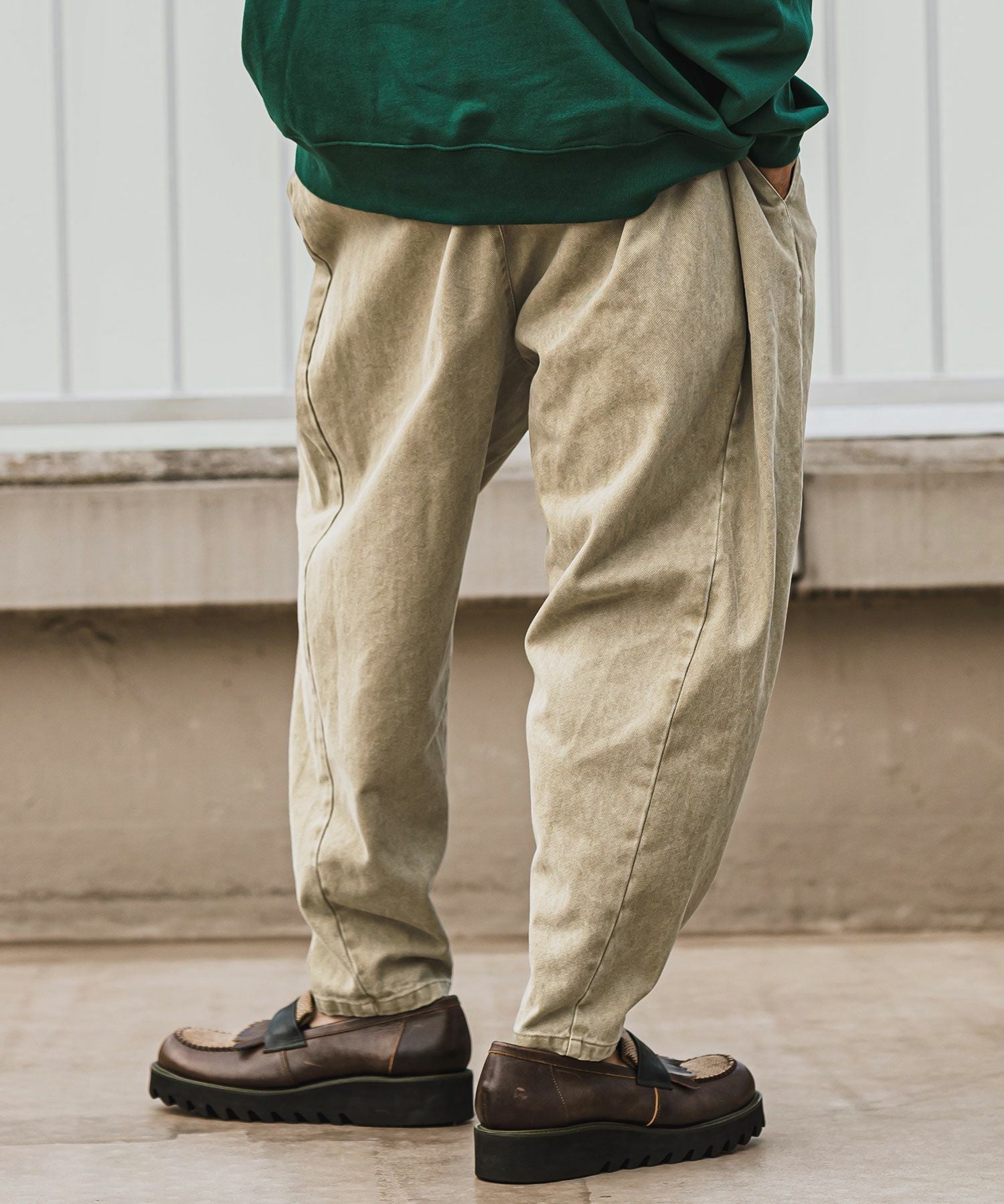 30%OFF【CAMBIO(カンビオ)】Natural Age Wide Balloon KATSURAGI Pants