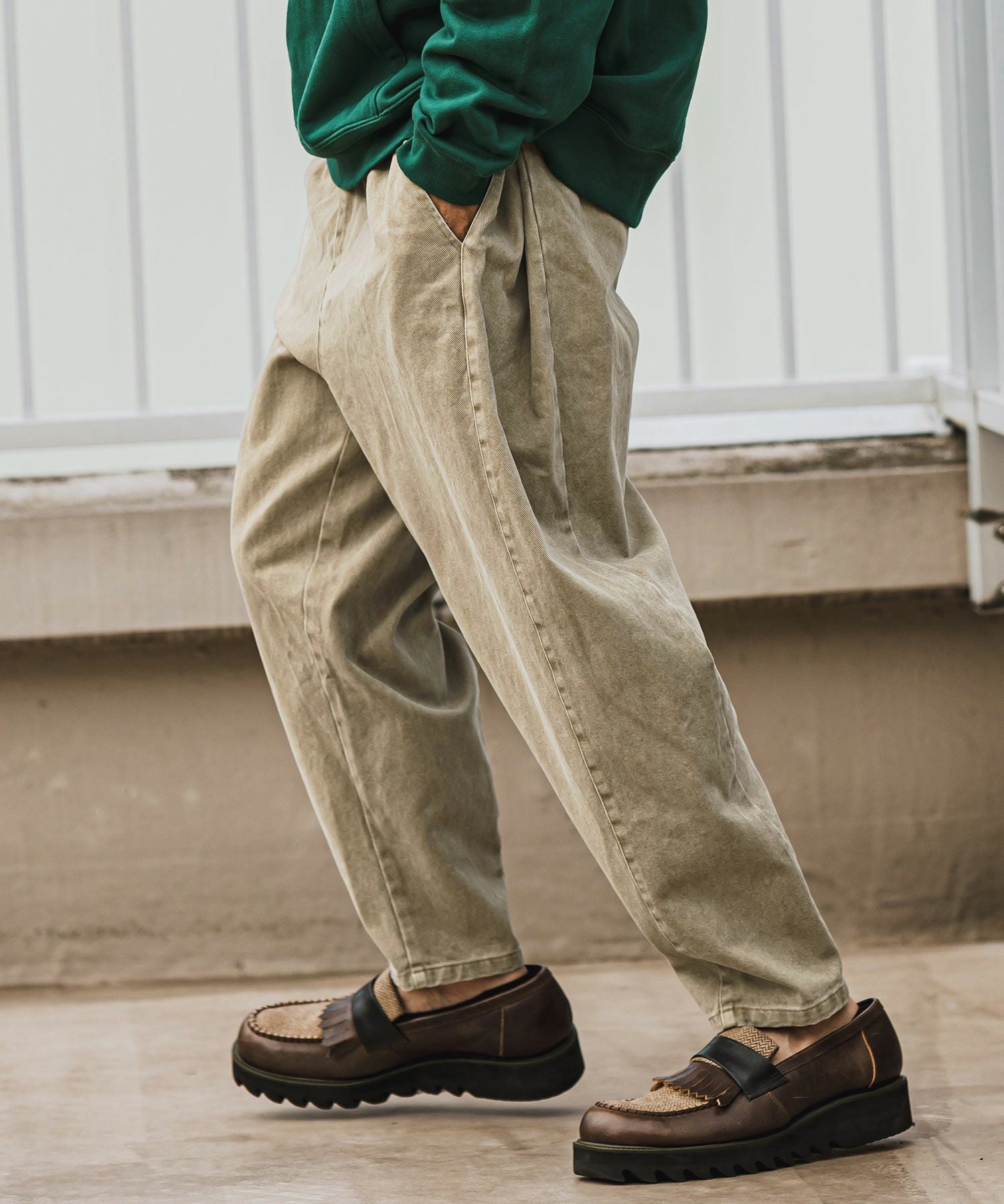 【オリーブ（37）】Balugo Wide Pants Balugo Wide Pants | Saturdays NYC Japan