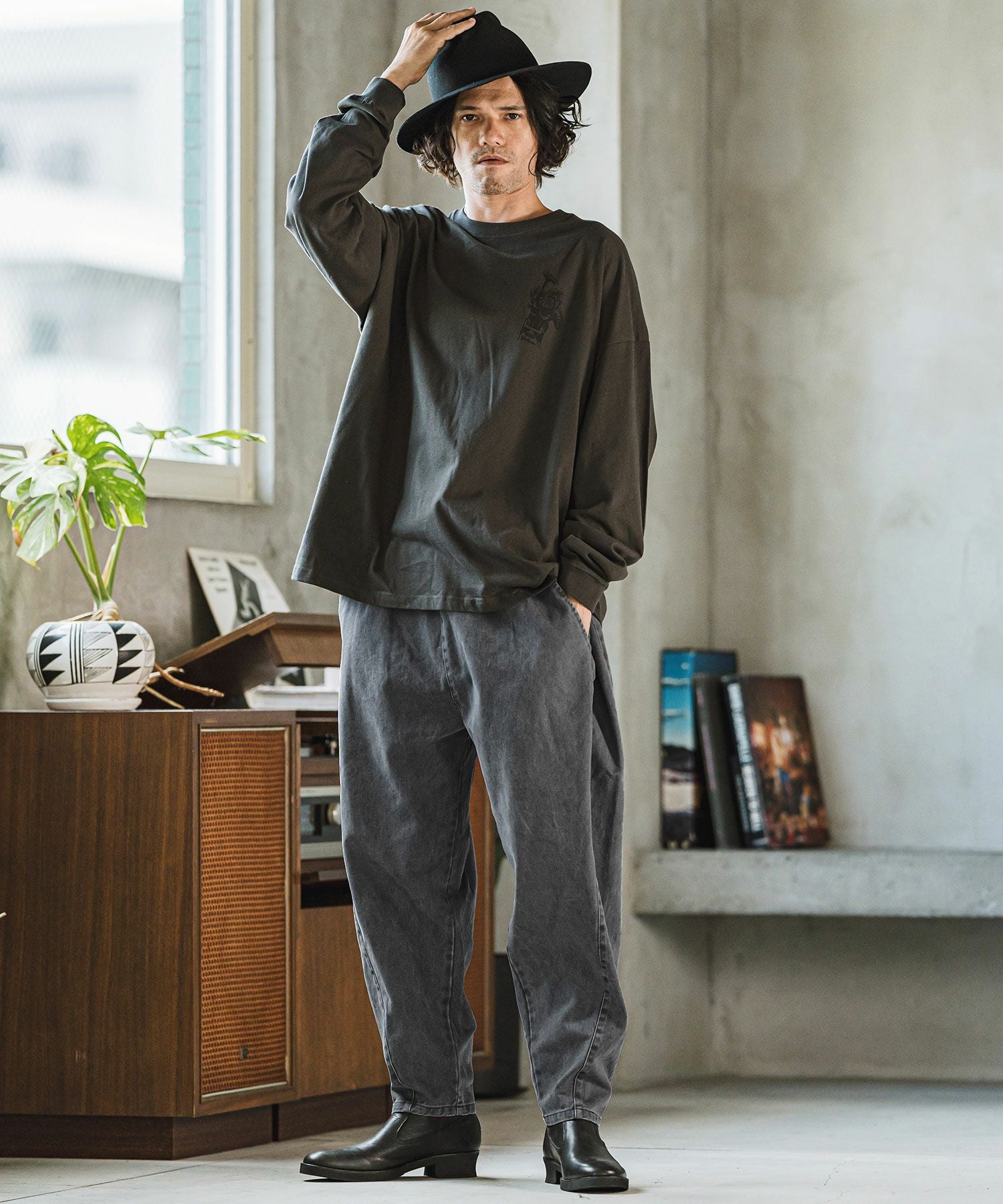 30%OFF【CAMBIO(カンビオ)】Natural Age Wide Balloon KATSURAGI Pants