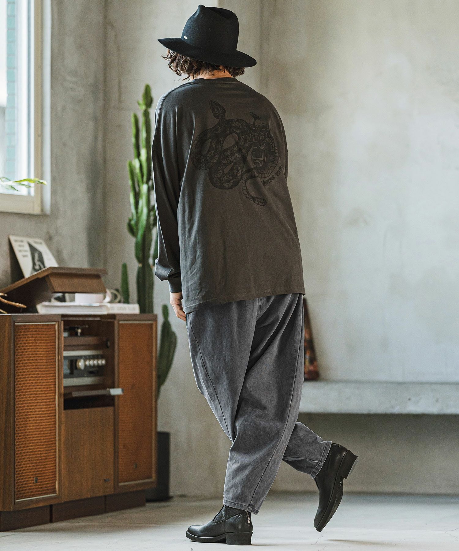 30%OFF【CAMBIO(カンビオ)】Natural Age Wide Balloon KATSURAGI Pants