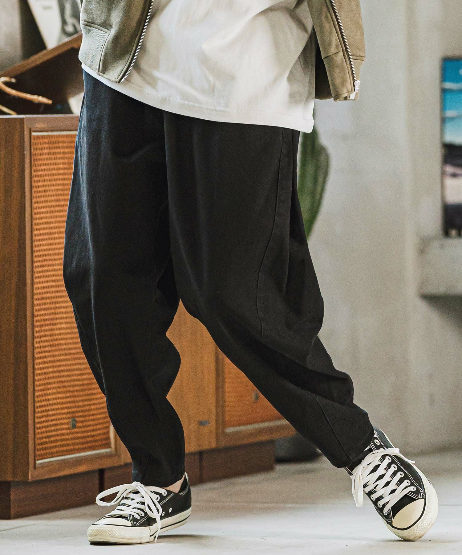 30%OFF【CAMBIO(カンビオ)】Natural Age Wide Balloon KATSURAGI Pants