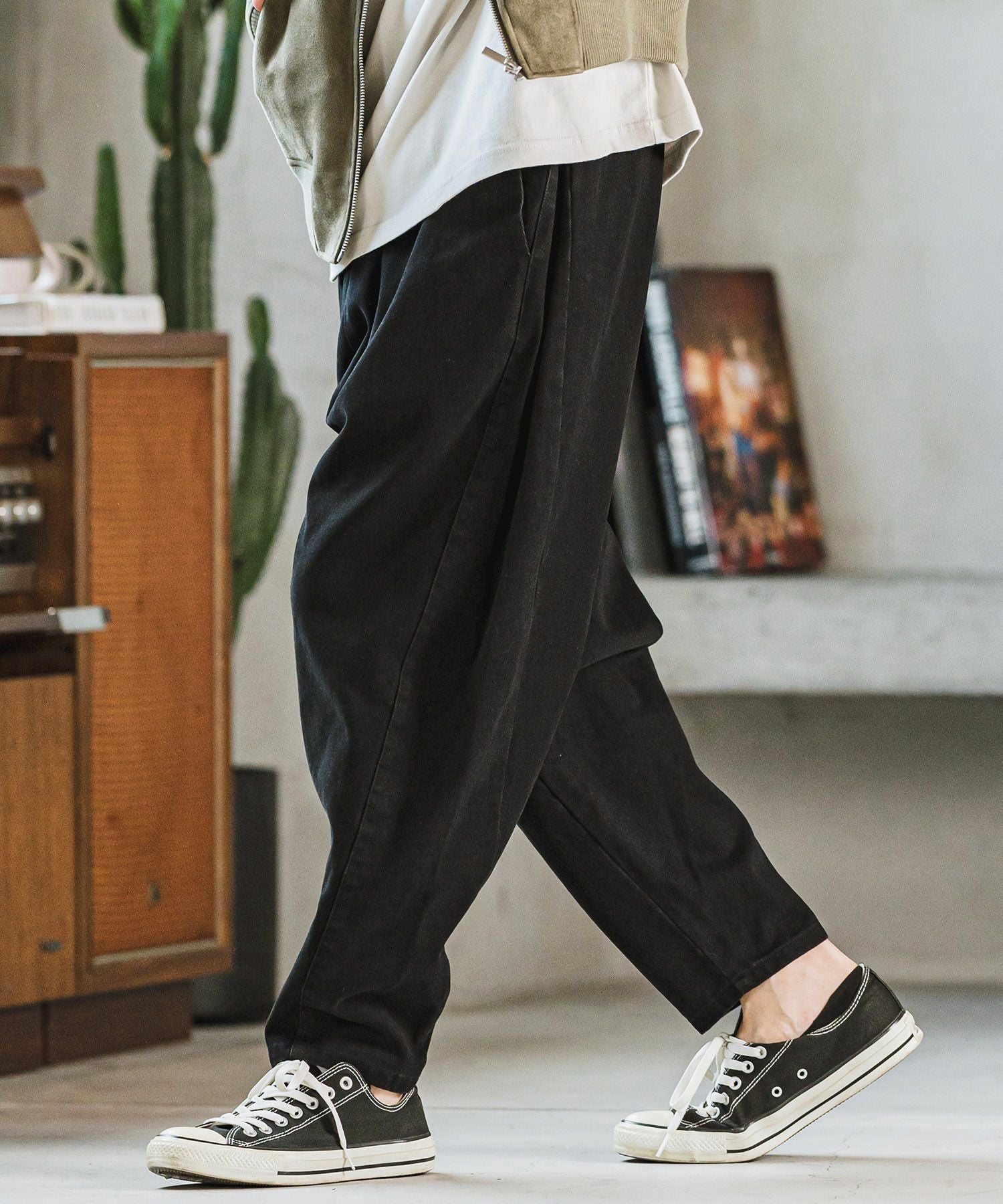 30%OFF【CAMBIO(カンビオ)】Natural Age Wide Balloon KATSURAGI Pants