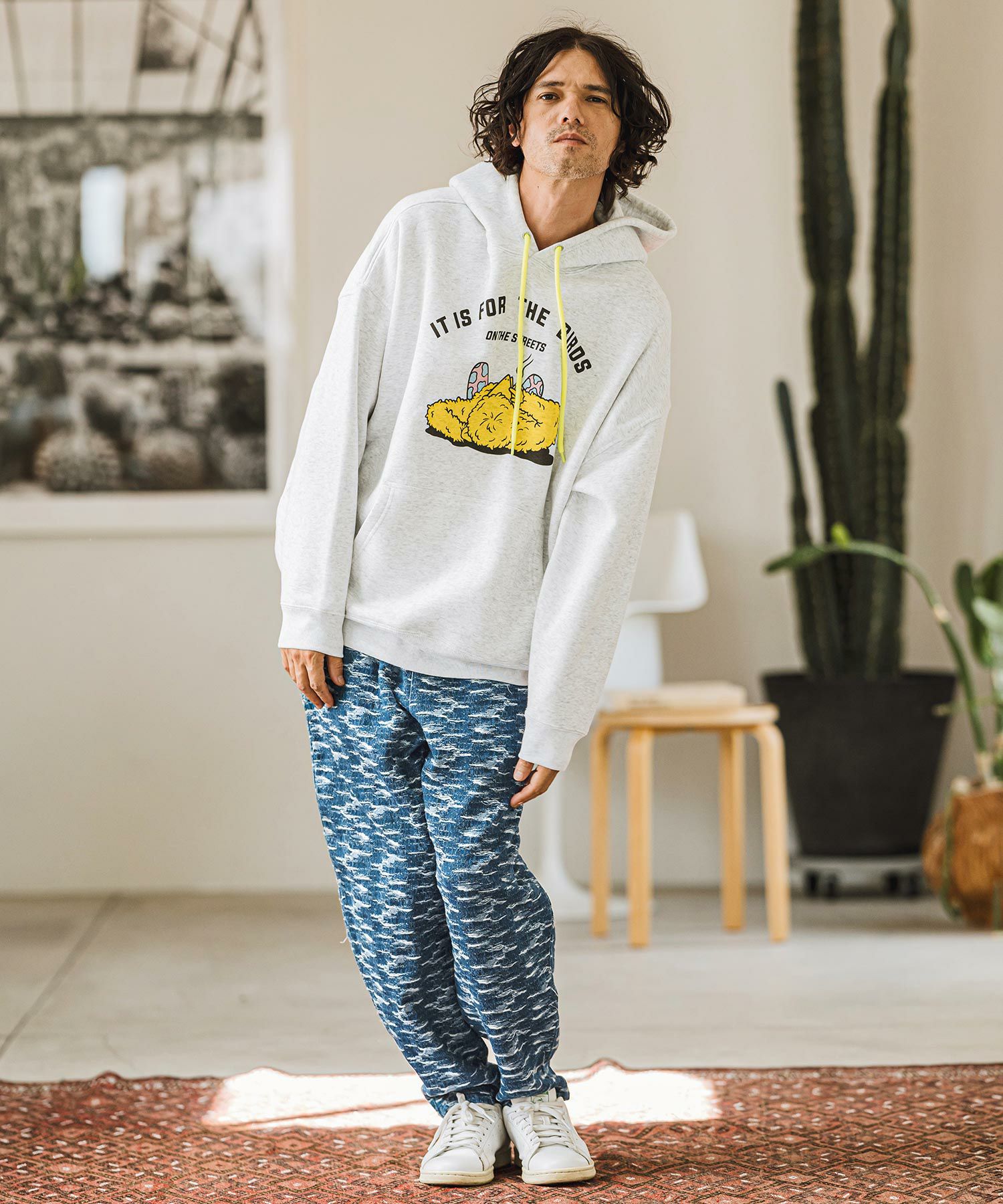 CAMBIO(カンビオ)】 Denim Jacquard Balloon Pants デニムジョガー