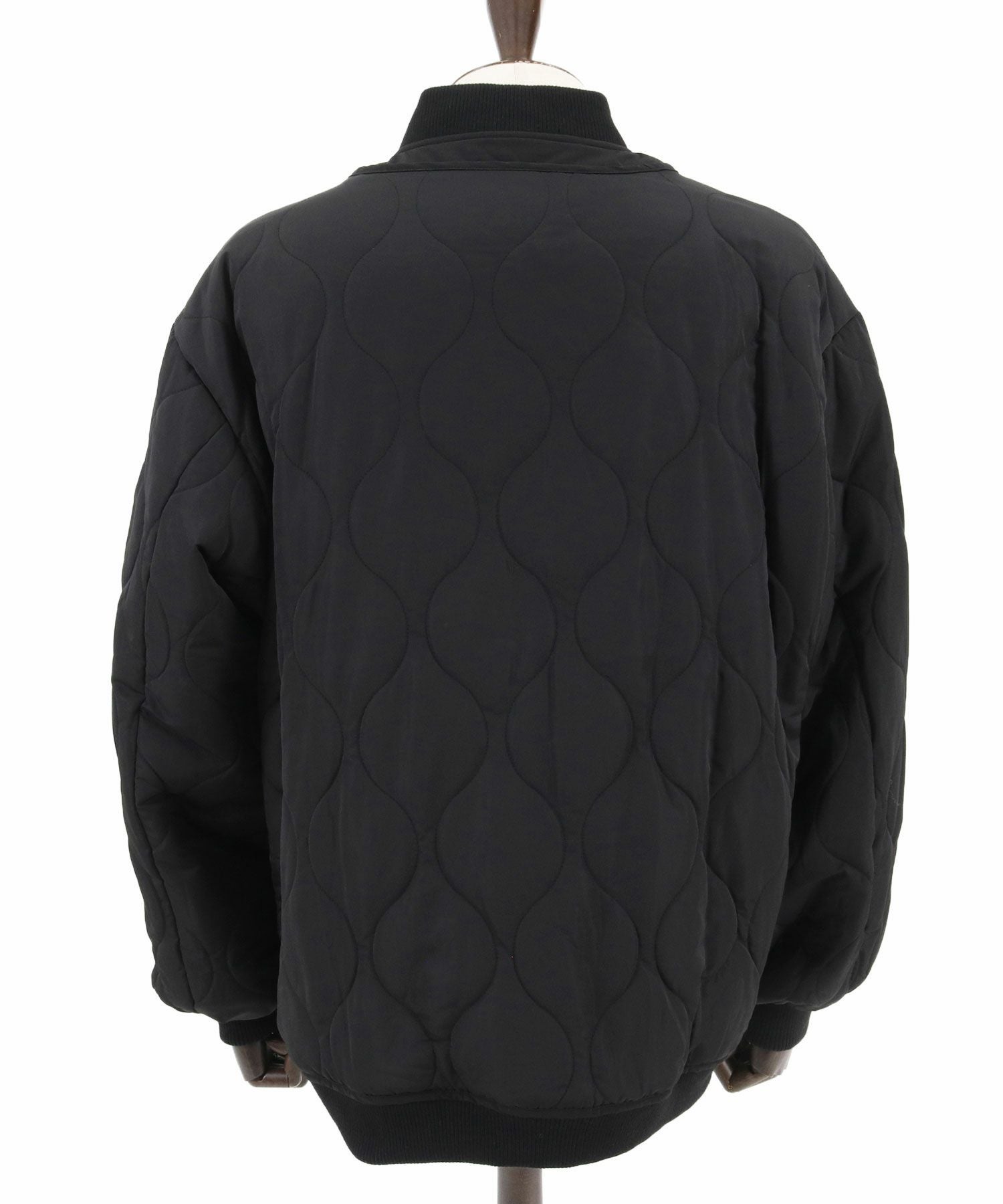 CAMBIO(カンビオ)】ルーズシルエットキルティングボンバーブルゾン