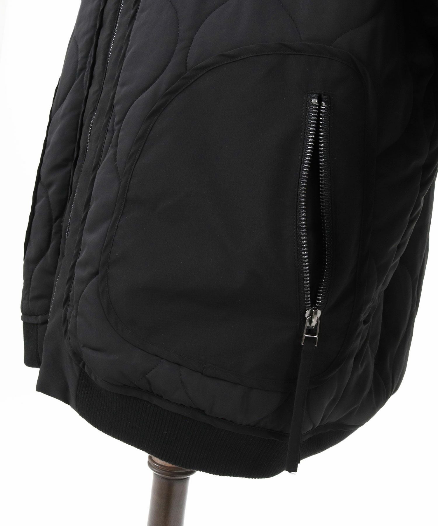 CAMBIO(カンビオ)】ルーズシルエットキルティングボンバーブルゾン