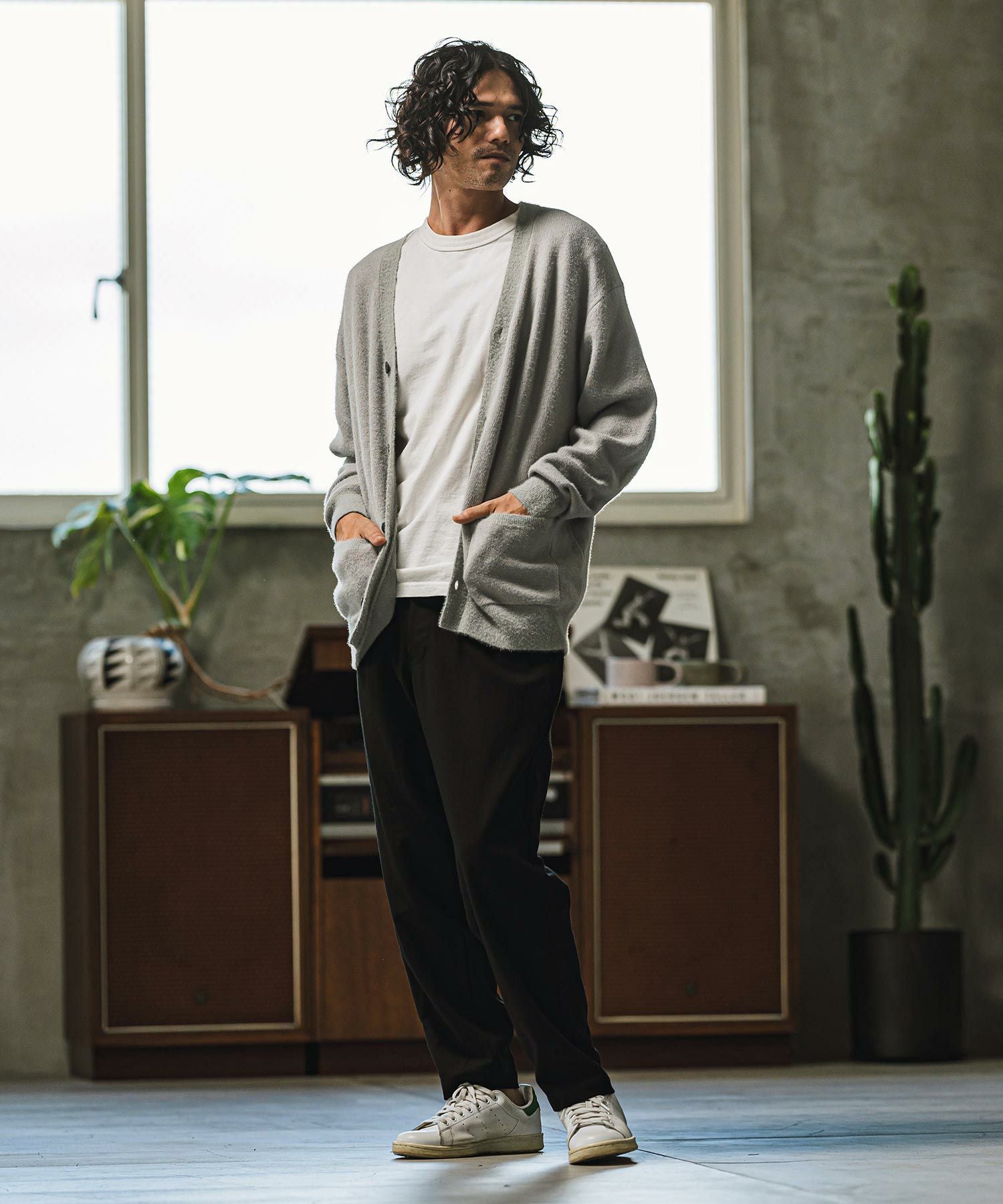 30%OFF【CAMBIO(カンビオ)】New肘星カーディガン(CB24A-K11) | CAMBIO