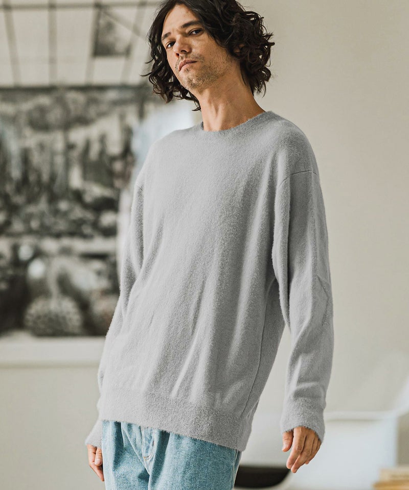 50%OFF【CAMBIO(カンビオ)】 New肘星CNセーター(CB24A-K12) | CAMBIO 