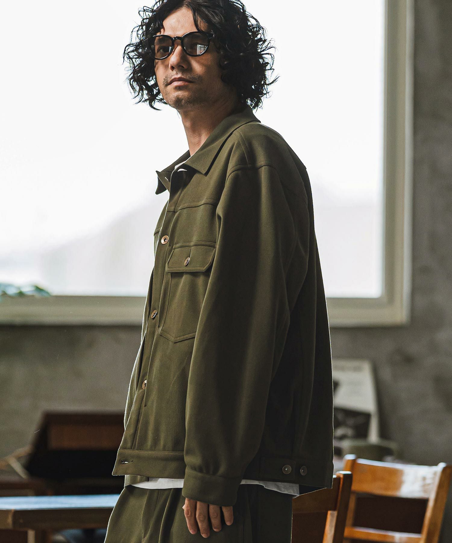 50%OFF【CAMBIO(カンビオ)】TR起毛ビッグシルエットGジャン | CAMBIO 50%OFF【CAMBIO(カンビオ)】TR起毛ビッグシルエットGジャン | CAMBIO