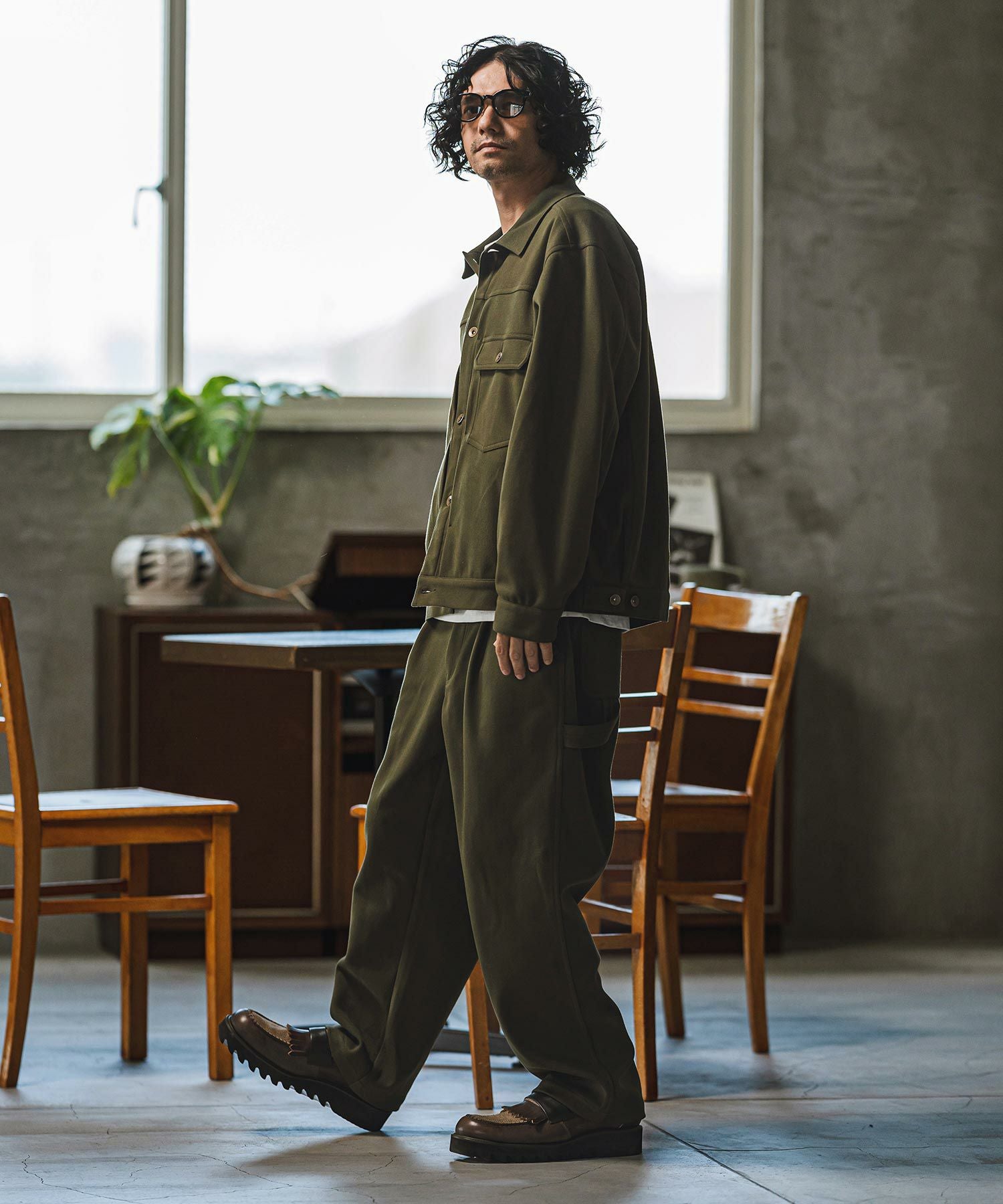 50%OFF【CAMBIO(カンビオ)】TR起毛ビッグシルエットGジャン | CAMBIO