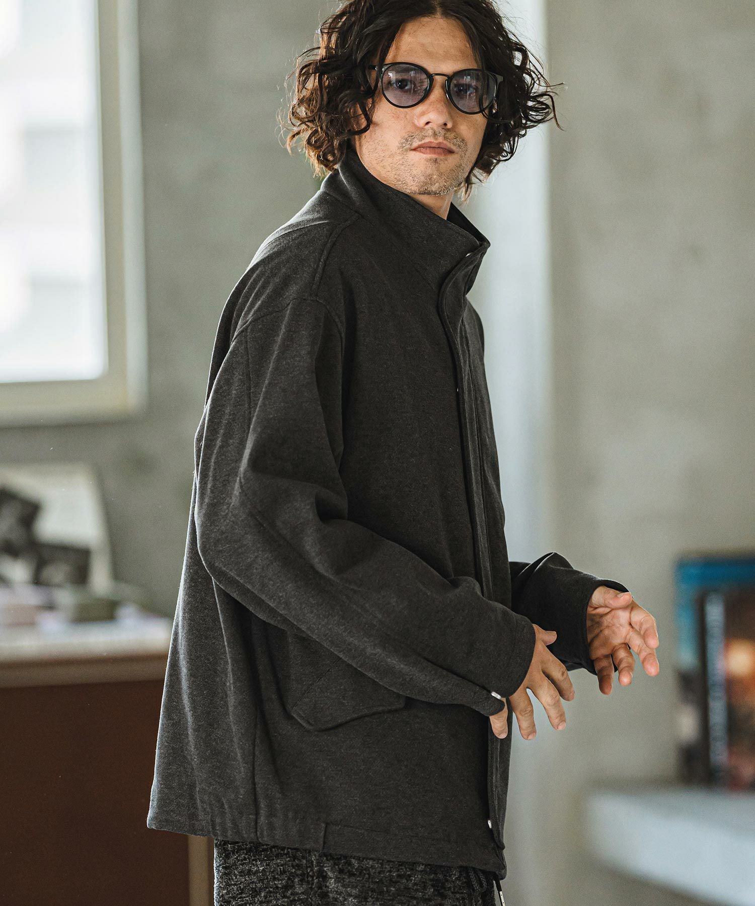 margetokyo ブルゾン Magine(マージン)】TR Stretch Double Zip Relax Fit Blouson ジップ