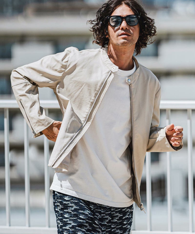 30%OFF【CAMBIO(カンビオ)】PUシングルライダースジャケット | CAMBIO 