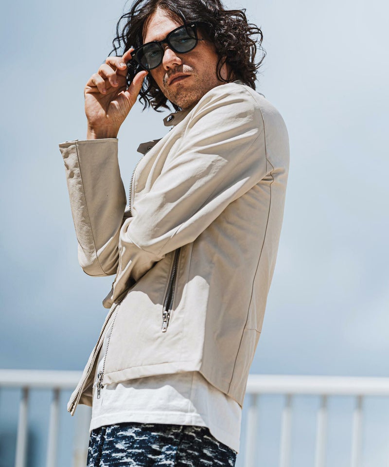 30%OFF【CAMBIO(カンビオ)】PUシングルライダースジャケット | CAMBIO 