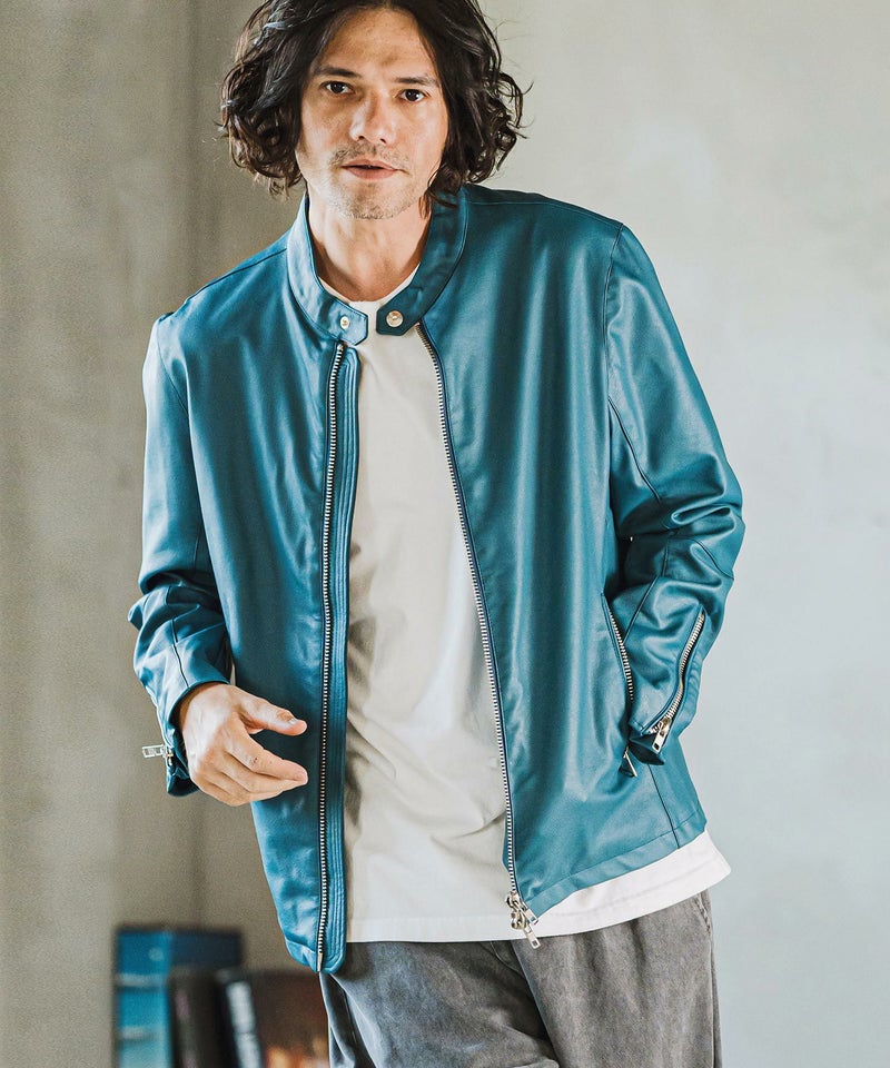 30%OFF【CAMBIO(カンビオ)】PUシングルライダースジャケット | CAMBIO 