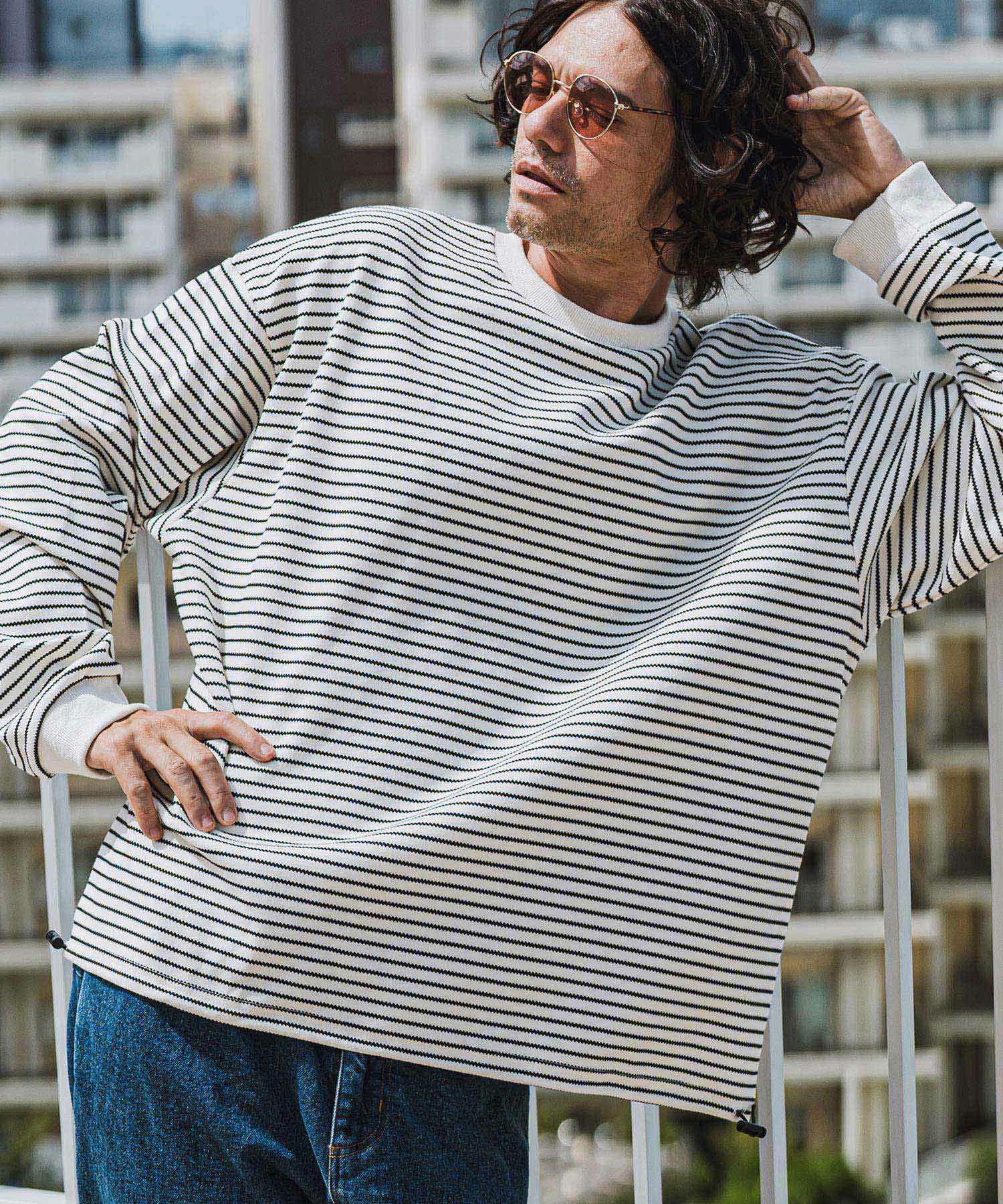 専用 切り替えボーダーカットソー 切り替えボーダーTシャツ（98-44TI13-204）｜コムサイズム（COMME CA