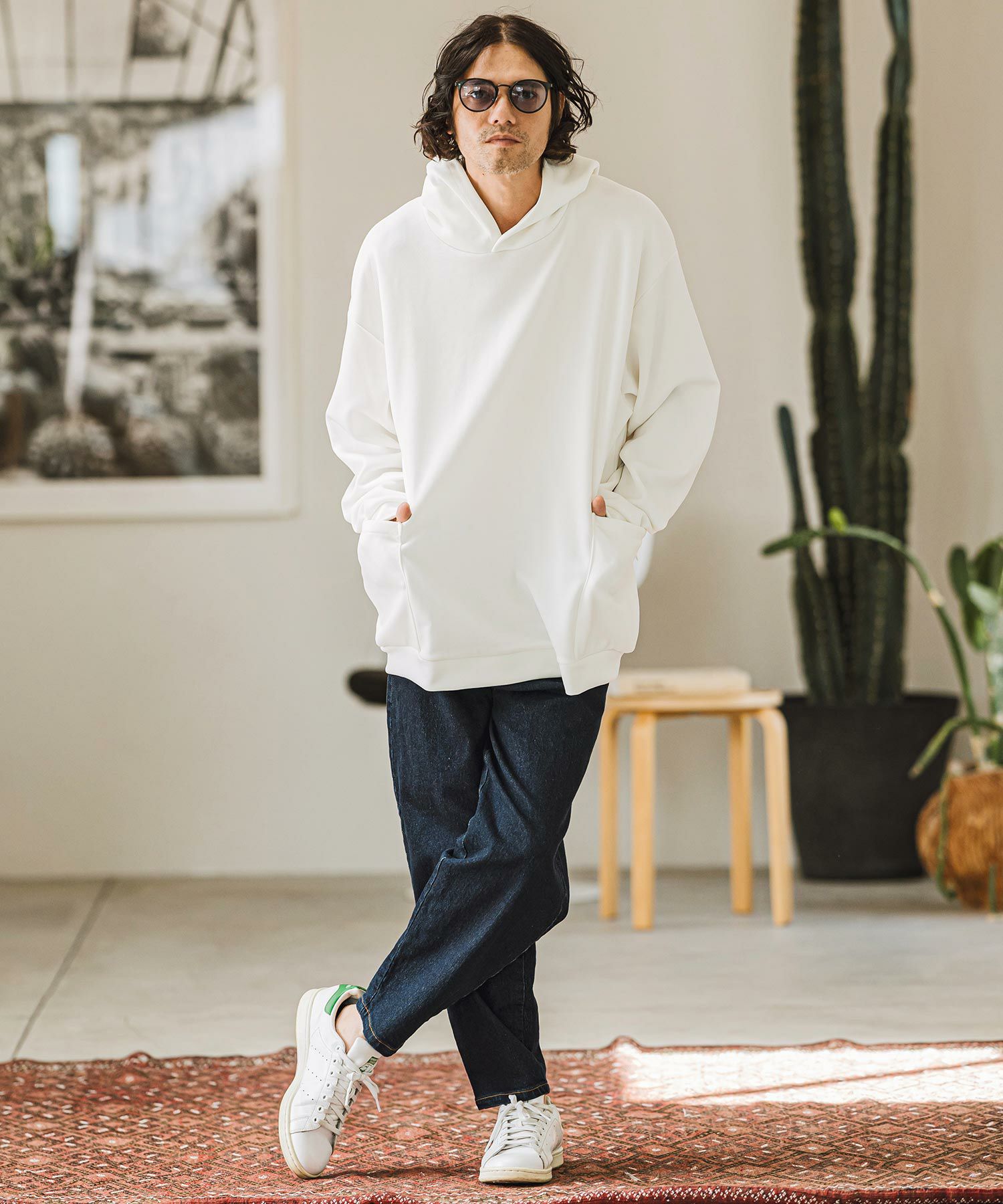 30%OFF【CAMBIO(カンビオ)】サイドポケットプルパーカー | CAMBIO カンビオ