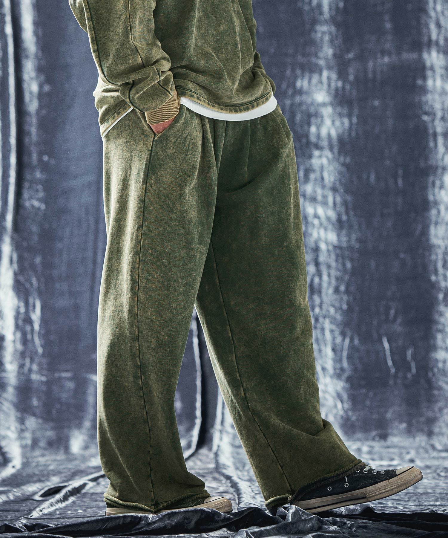 Whithme スウェットパンツ 30%OFF【ANGENEHM(アンゲネーム)】Vintage texture sweat pants