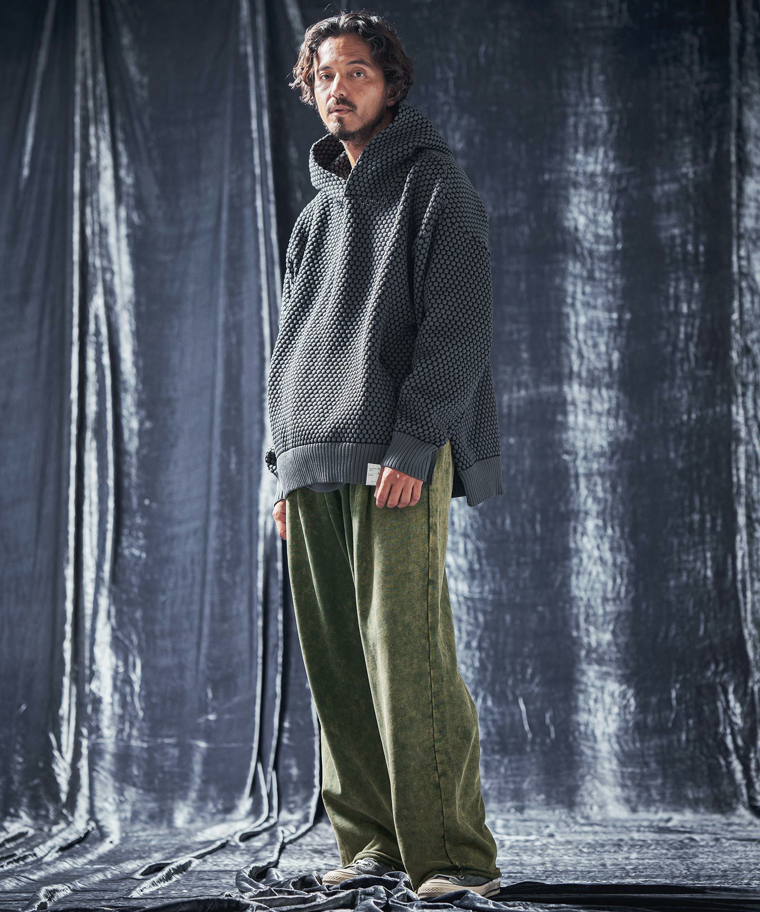 30%OFF【ANGENEHM(アンゲネーム)】Vintage texture sweat pants