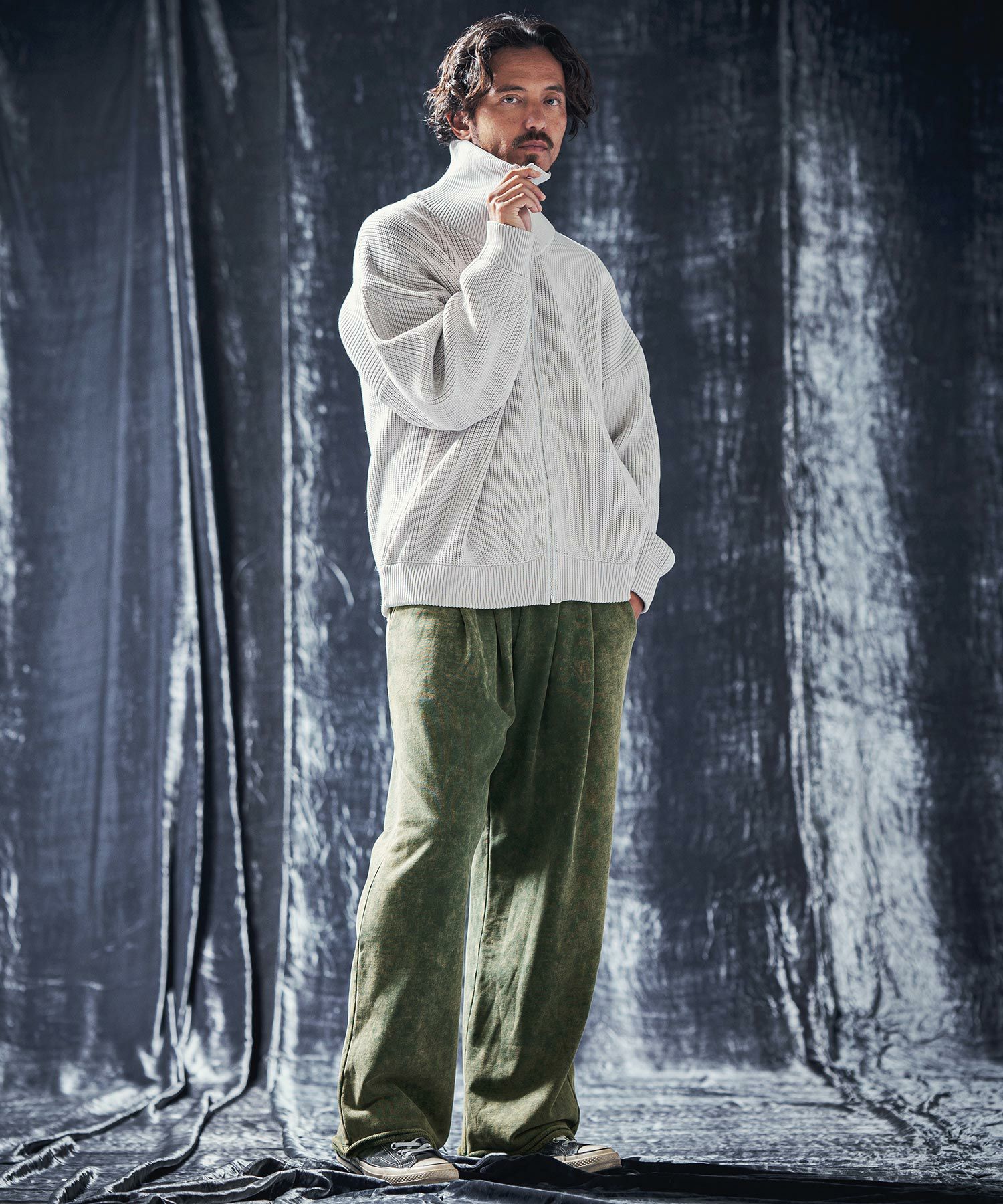 30%OFF【ANGENEHM(アンゲネーム)】Vintage texture sweat pants