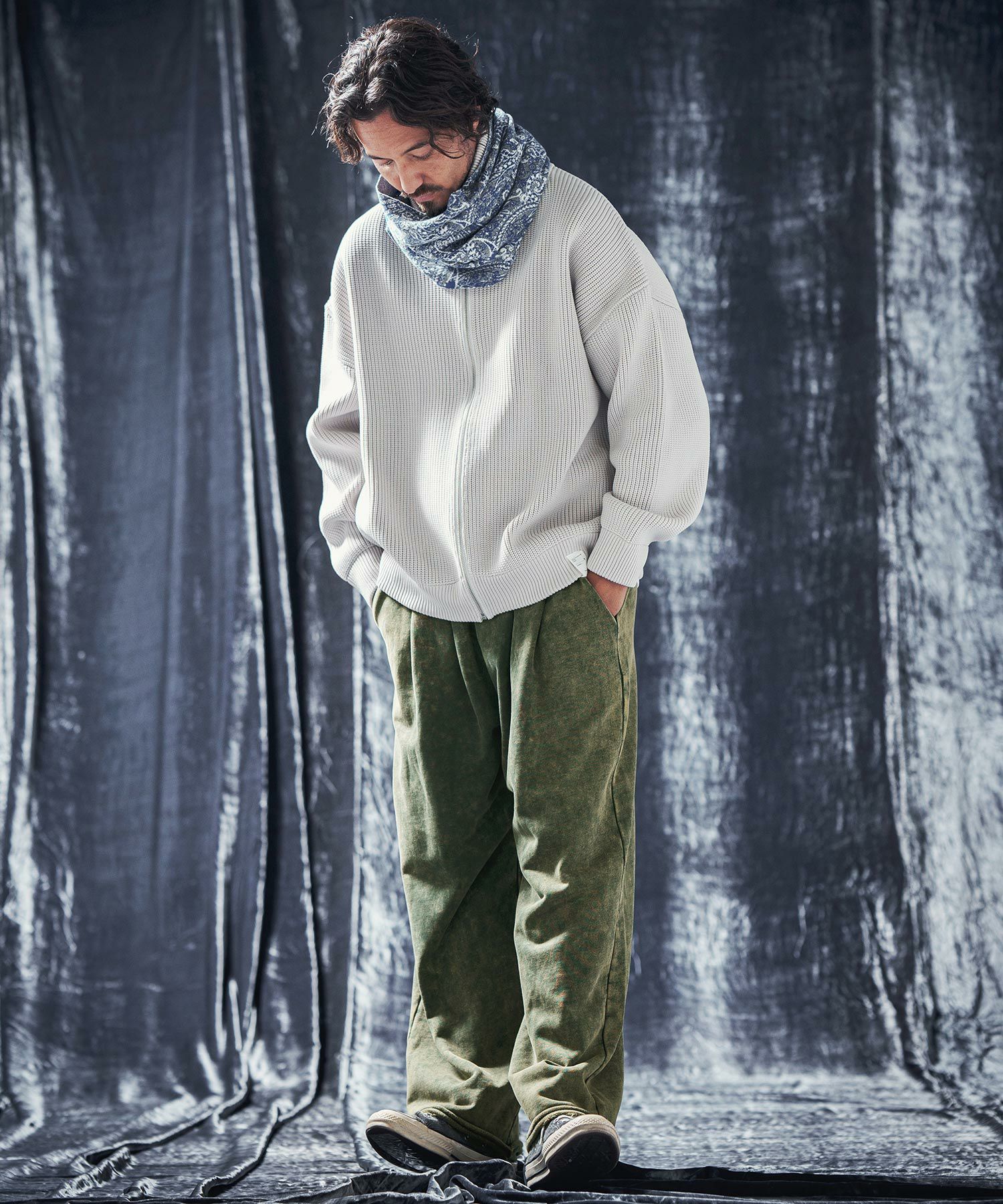 30%OFF【ANGENEHM(アンゲネーム)】Vintage texture sweat pants