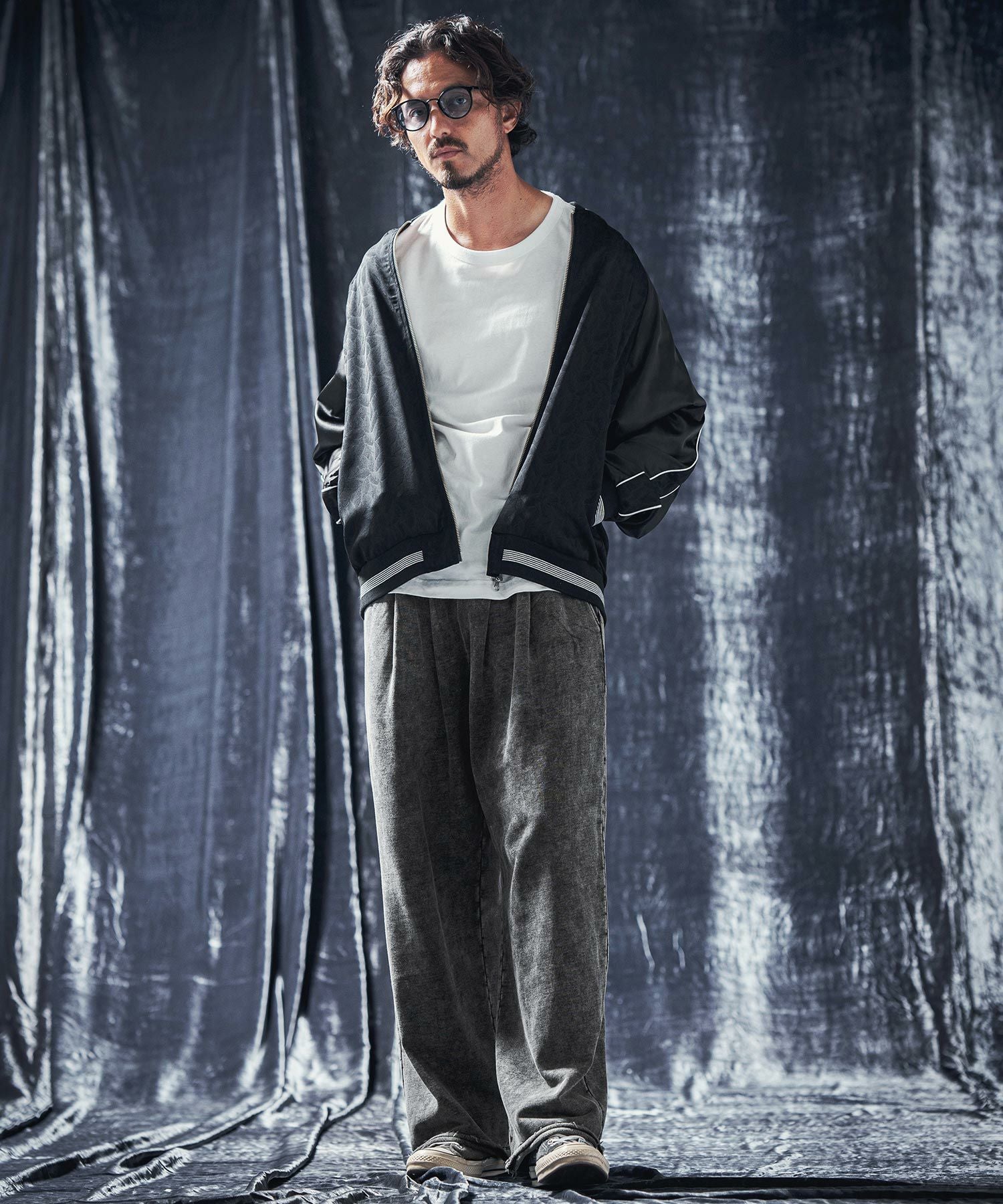 30%OFF【ANGENEHM(アンゲネーム)】Vintage texture sweat pants