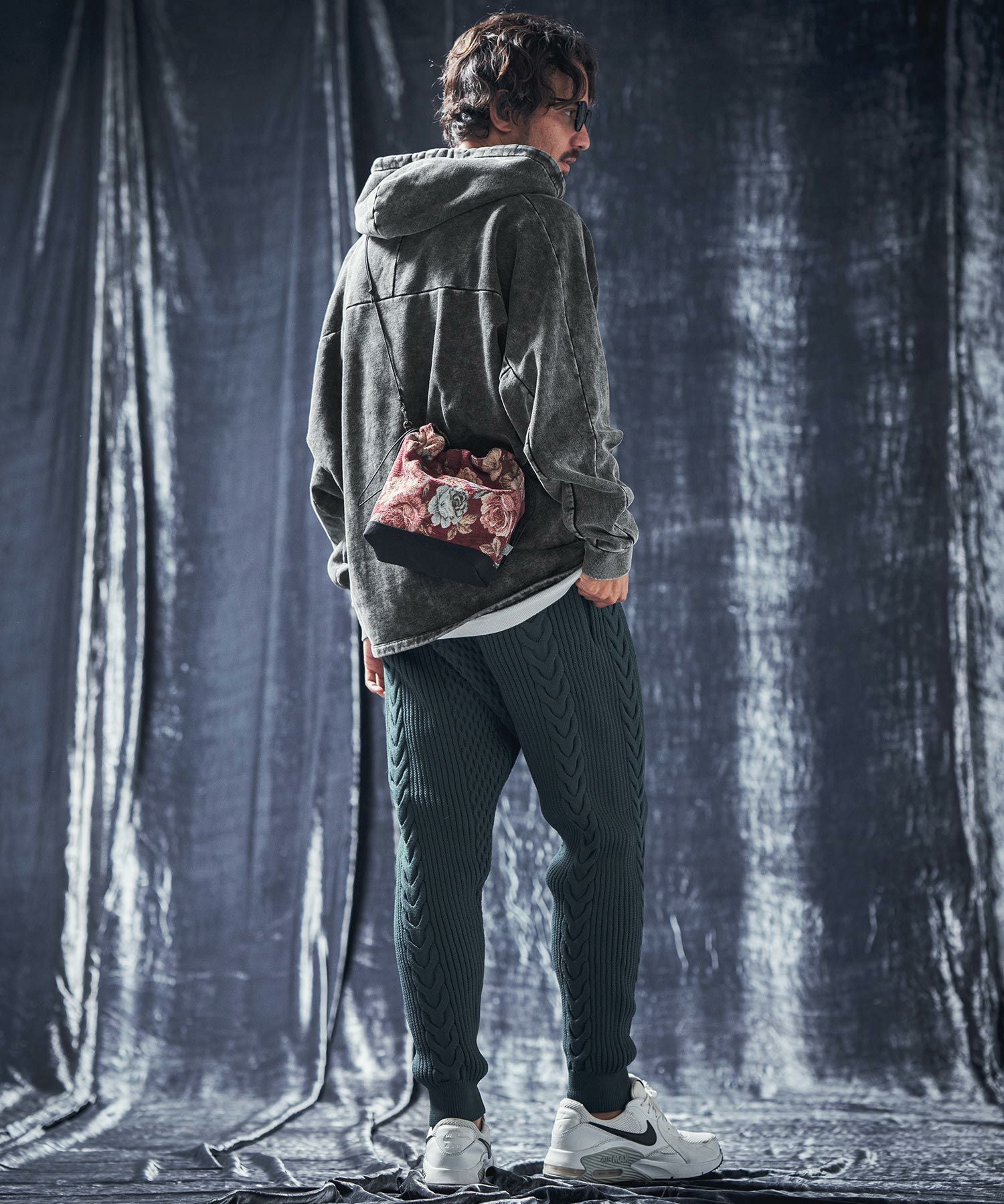 Mの6枚「ベージュ3枚とパープル3枚」 30%OFF【ANGENEHM(アンゲネーム)】Pigment dye & dolman sleeve sweat