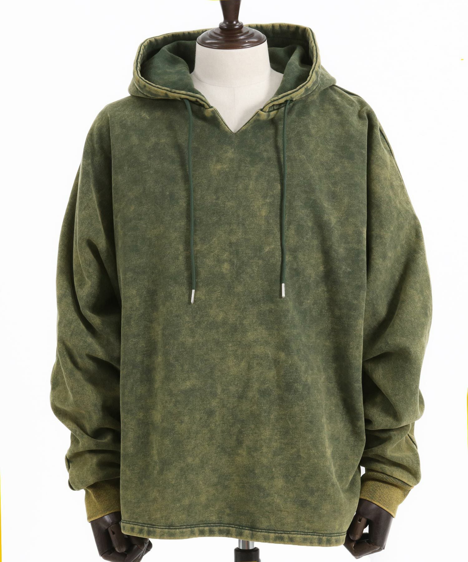 30%OFF【ANGENEHM(アンゲネーム)】Pigment dye & dolman sleeve sweat