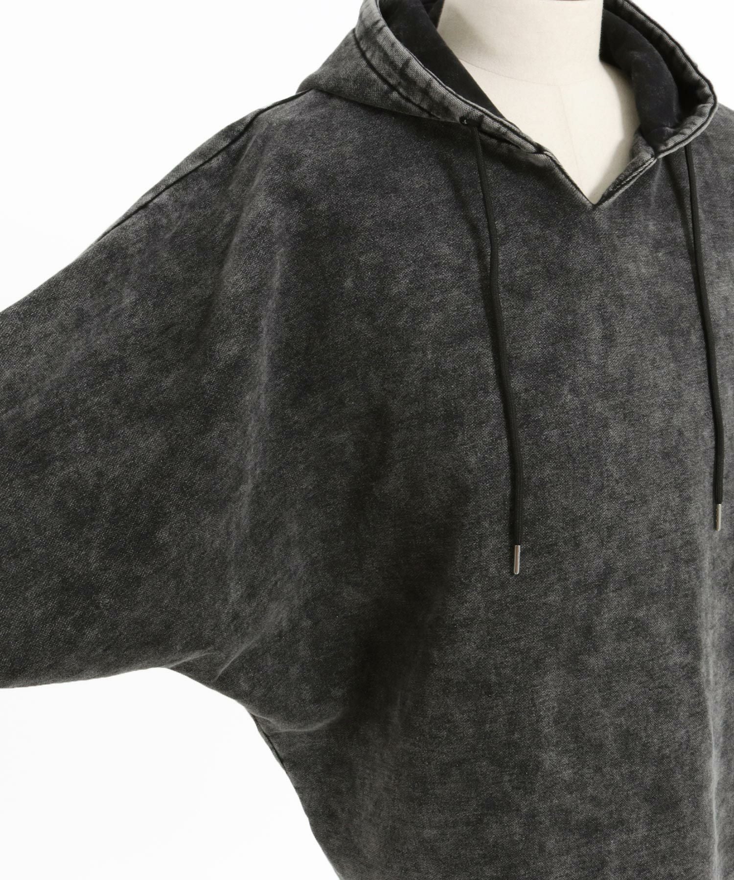 30%OFF【ANGENEHM(アンゲネーム)】Pigment dye & dolman sleeve sweat