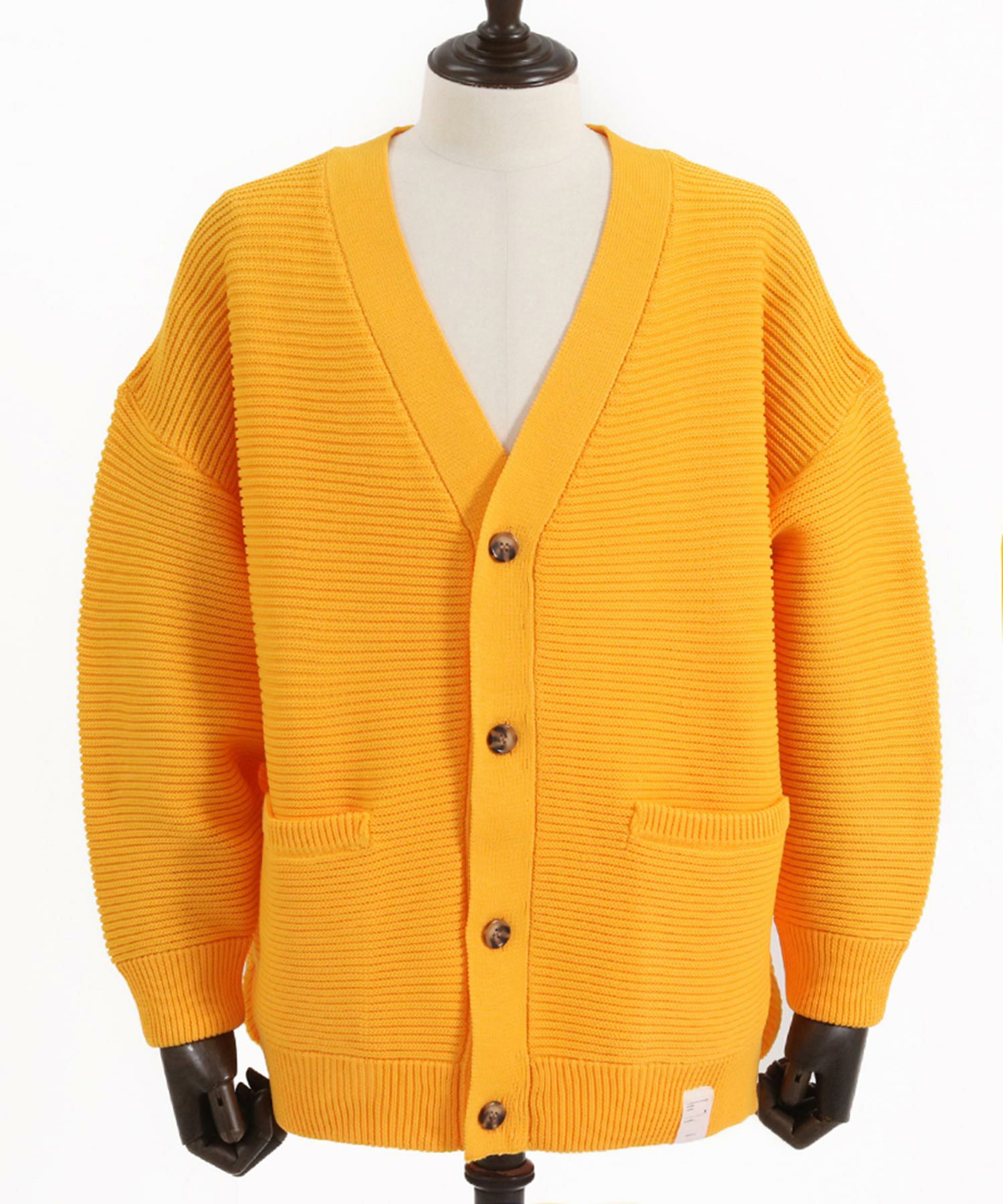50%OFF【ANGENEHM(アンゲネーム)】Light yarn rippl knit cardigan