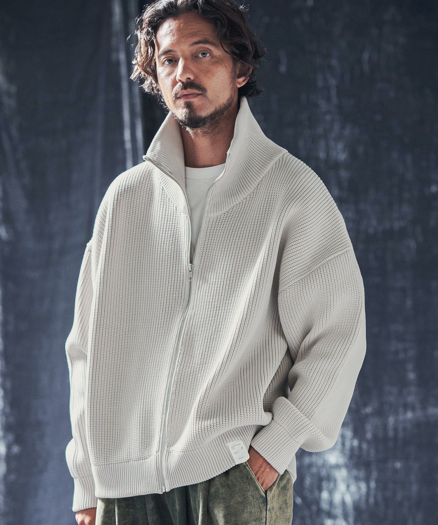 50%OFF【ANGENEHM(アンゲネーム)】Light yarn drivers knit ドライバー