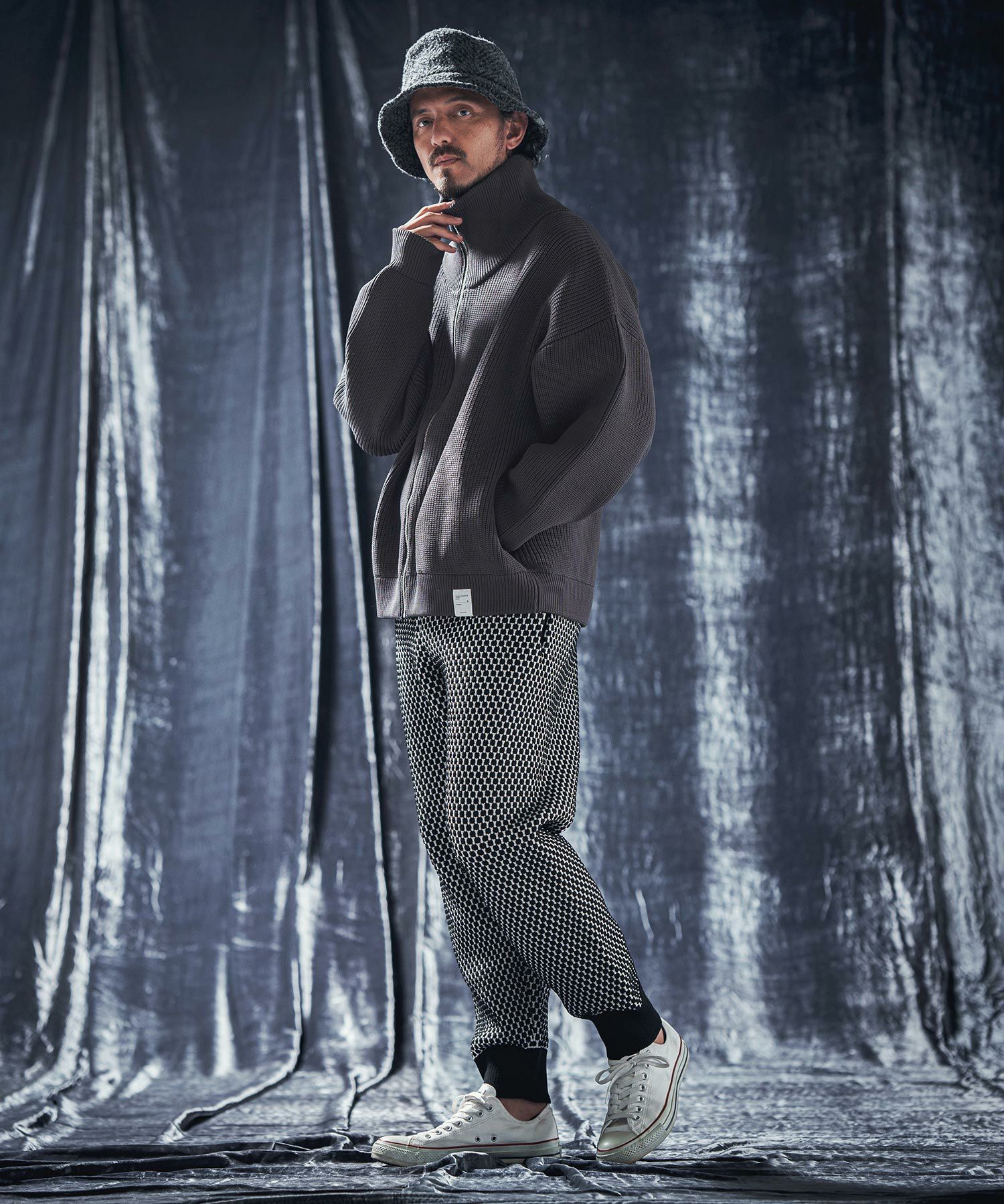 50%OFF【ANGENEHM(アンゲネーム)】Light yarn drivers knit ドライバー