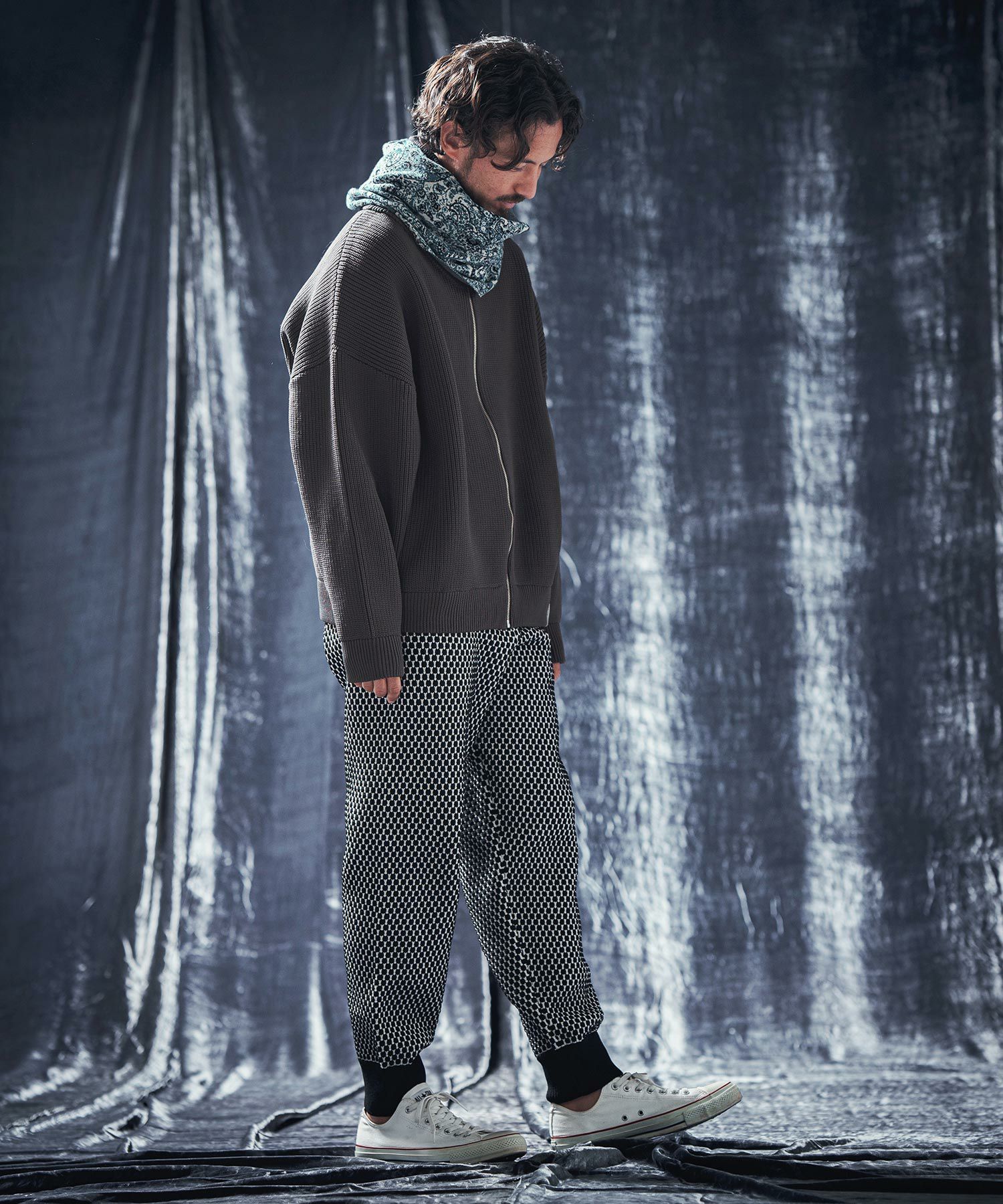 50%OFF【ANGENEHM(アンゲネーム)】Light yarn drivers knit ドライバー