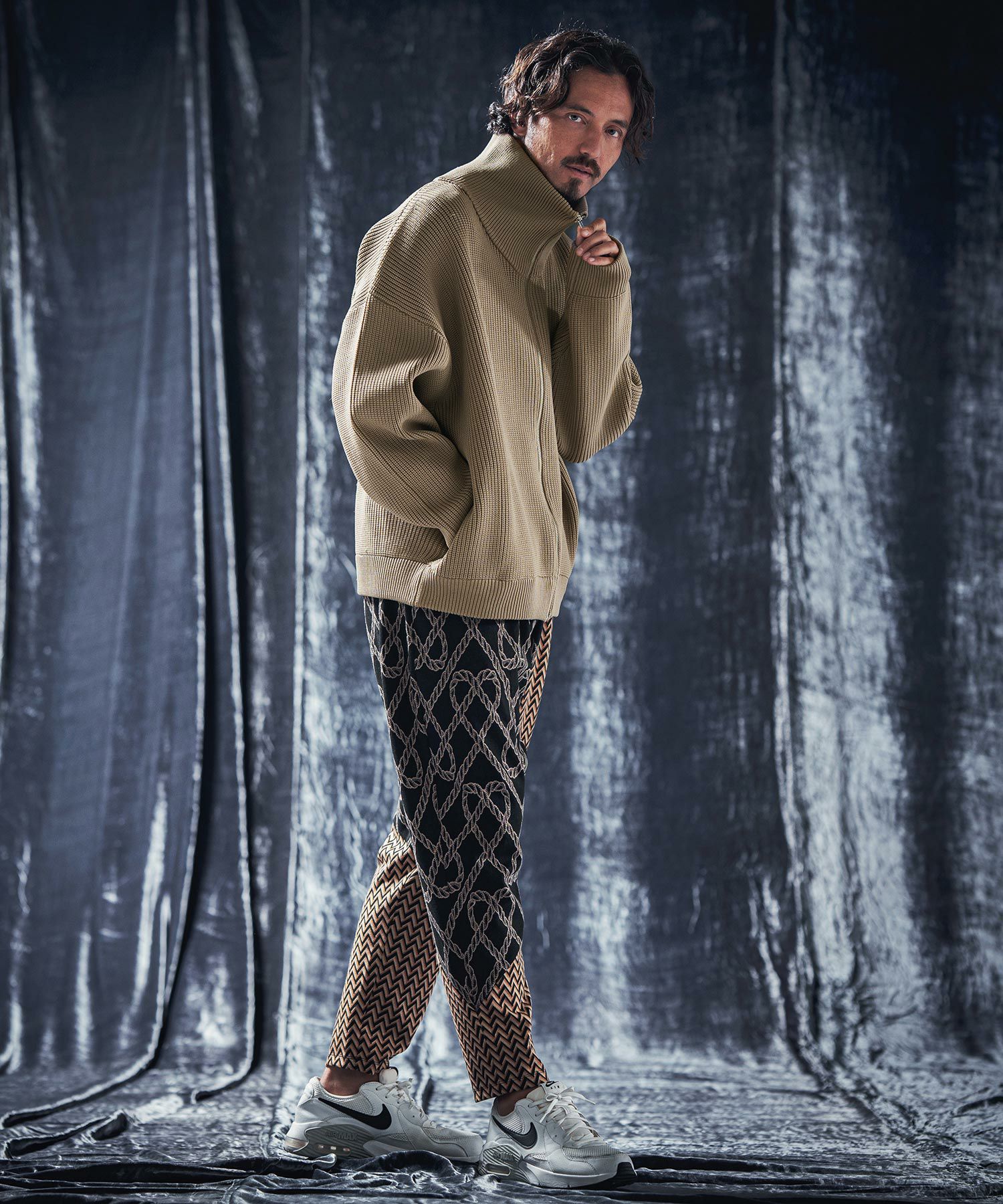 50%OFF【ANGENEHM(アンゲネーム)】Light yarn drivers knit ドライバー
