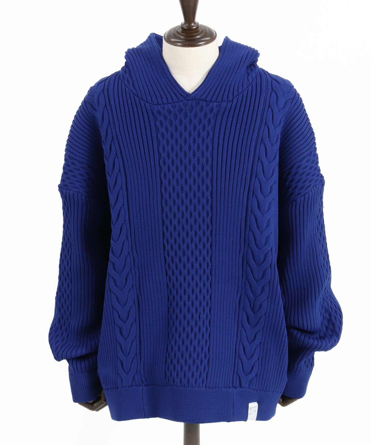 30%OFF【ANGENEHM(アンゲネーム)】Light yarn cable stitch knit