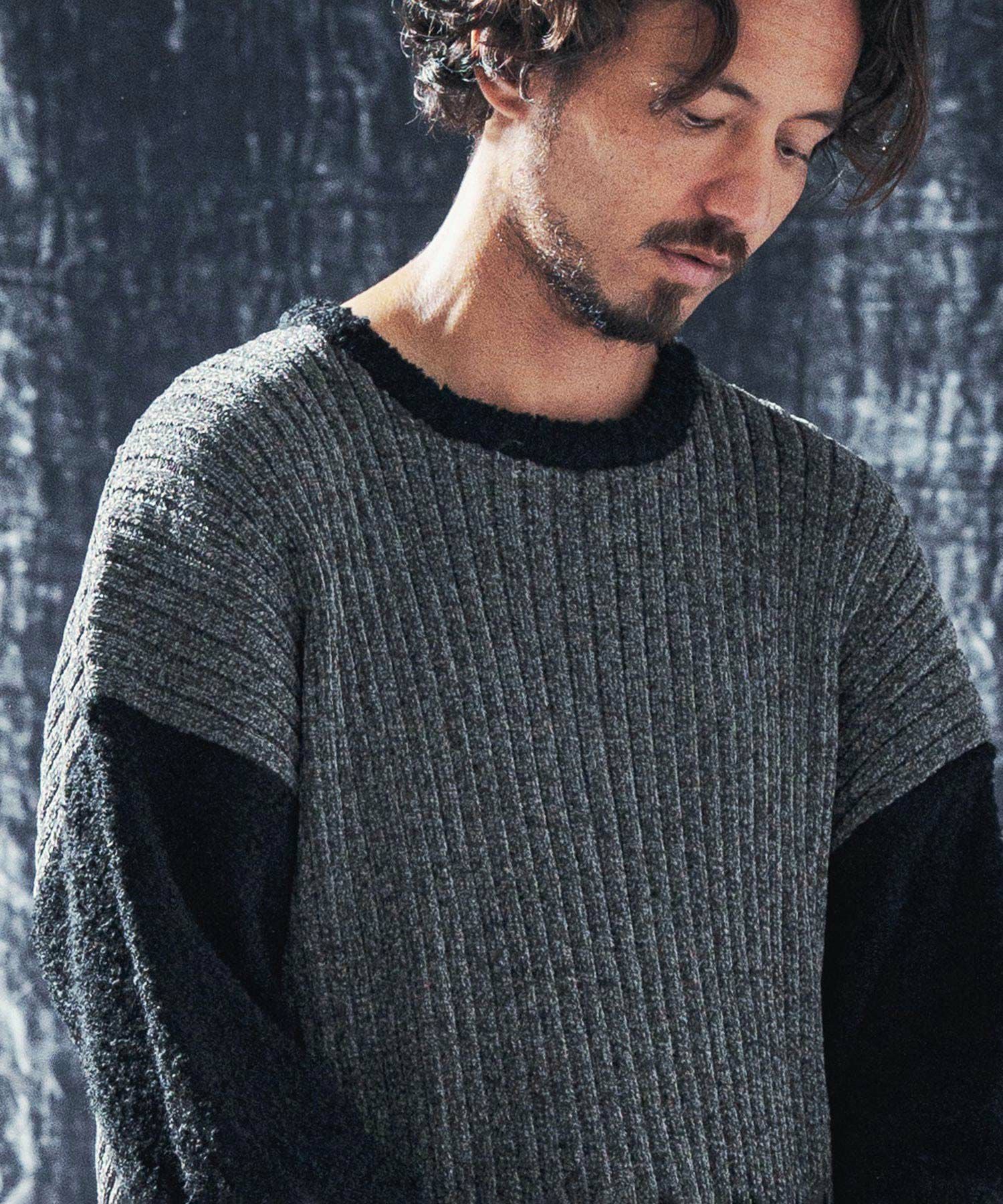 30%OFF【ANGENEHM(アンゲネーム)】Different material combination