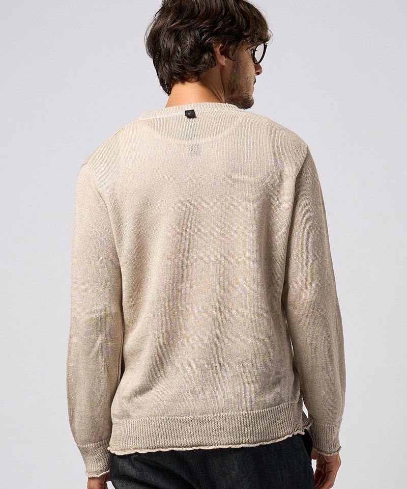 50%OFF【wjk】linen henley knit ヘンリーネックニット(6879 kc63f