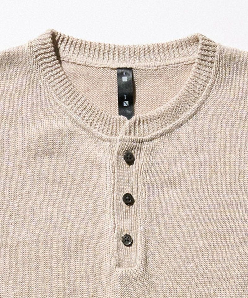 50%OFF【wjk】linen henley knit ヘンリーネックニット(6879 kc63f