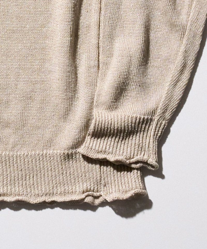 50%OFF【wjk】linen henley knit ヘンリーネックニット(6879 kc63f