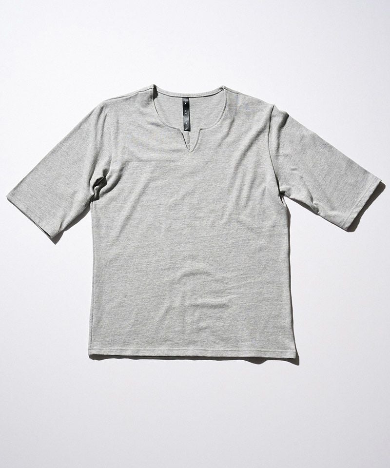 wjk】key neck H-S Tee 5分袖Tシャツ(7339 cj66f) | CAMBIO カンビオ