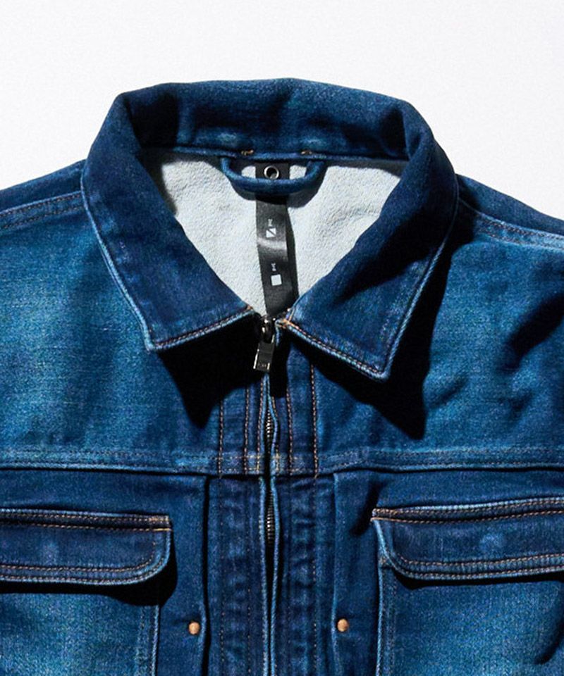 50%OFF【wjk】denim jersey zip blouson ジップブルゾン(2069 dj35f